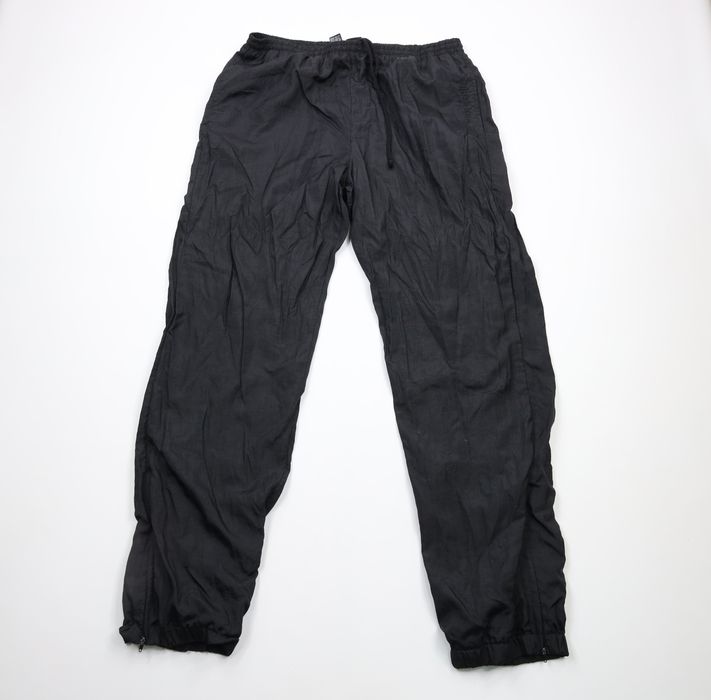 Vintage Vintage 90 Le Coq Sportif Lined Nylon Joggers Pants Black