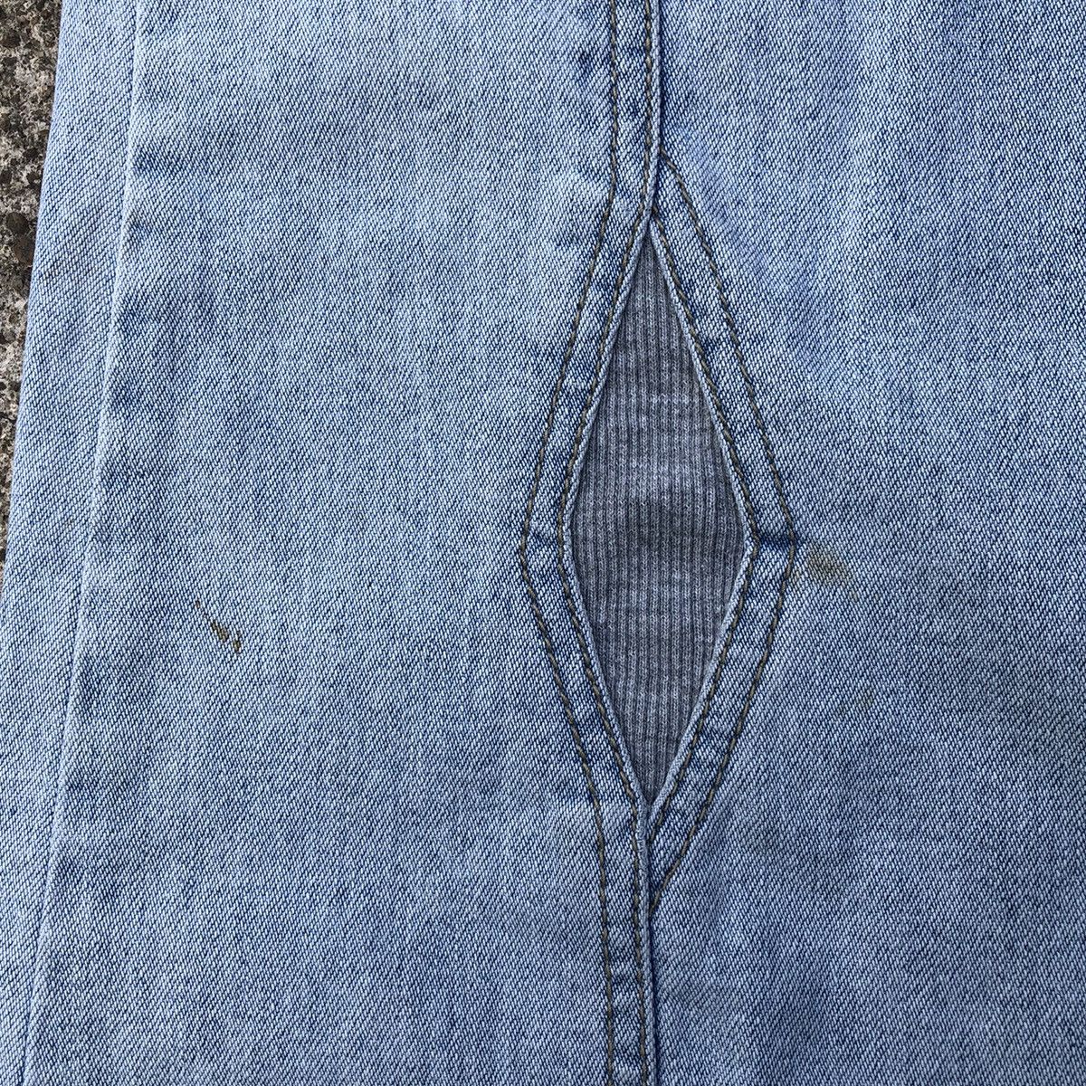 Japanese Brand 🔥Rare🔥🇯🇵Hit Project Corduroy Patchwork Boot Cut Denim Pants Size US 29 - 11 Thumbnail