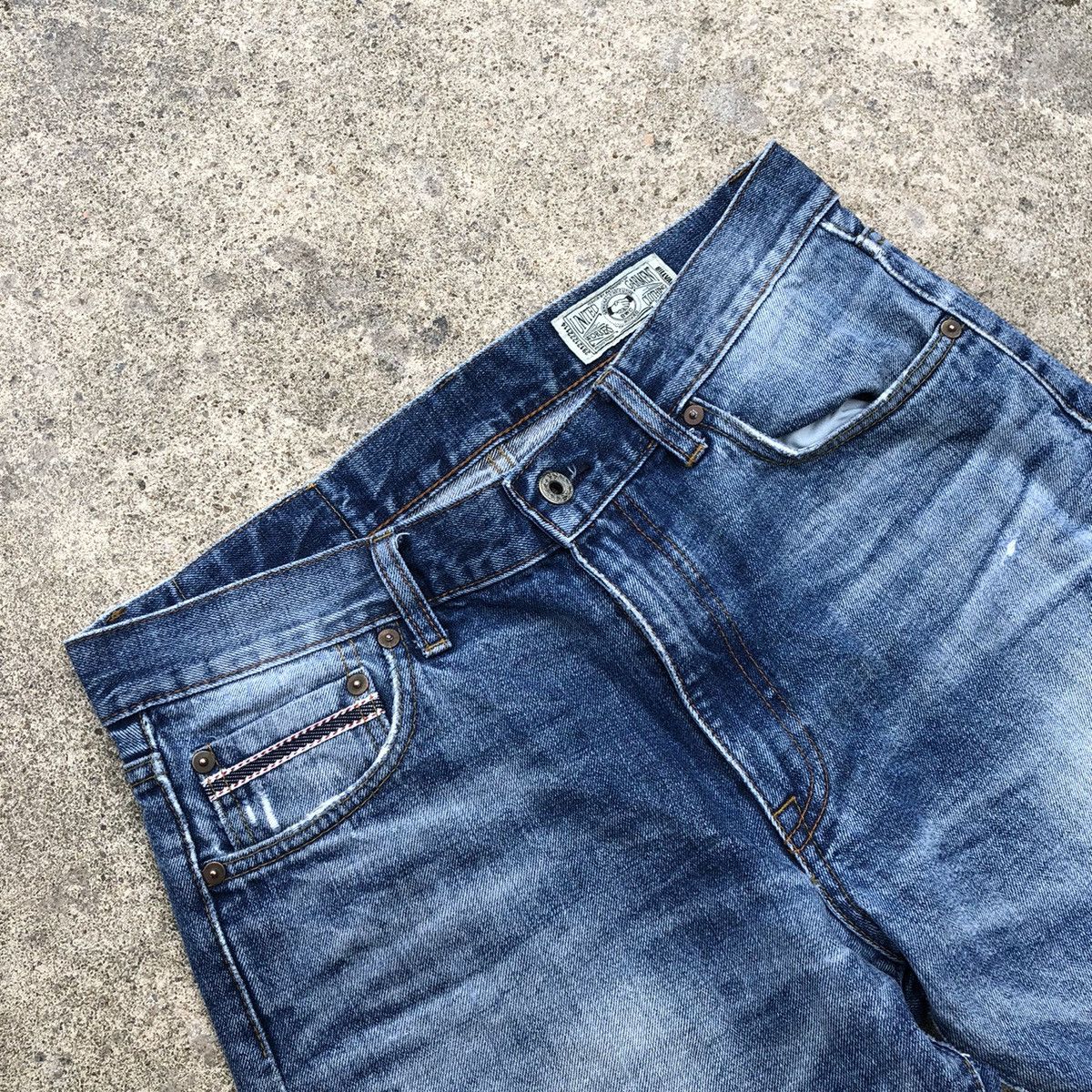 Designer × Japanese Brand 🔥Rare🔥Lot 808 Billvan Stoned Wash Rips Distress Denim Jeans Size US 33 - 10 Thumbnail