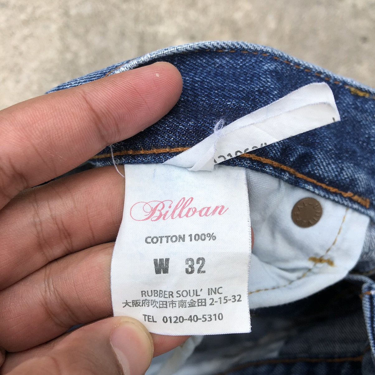 Designer × Japanese Brand 🔥Rare🔥Lot 808 Billvan Stoned Wash Rips Distress Denim Jeans Size US 33 - 14 Thumbnail