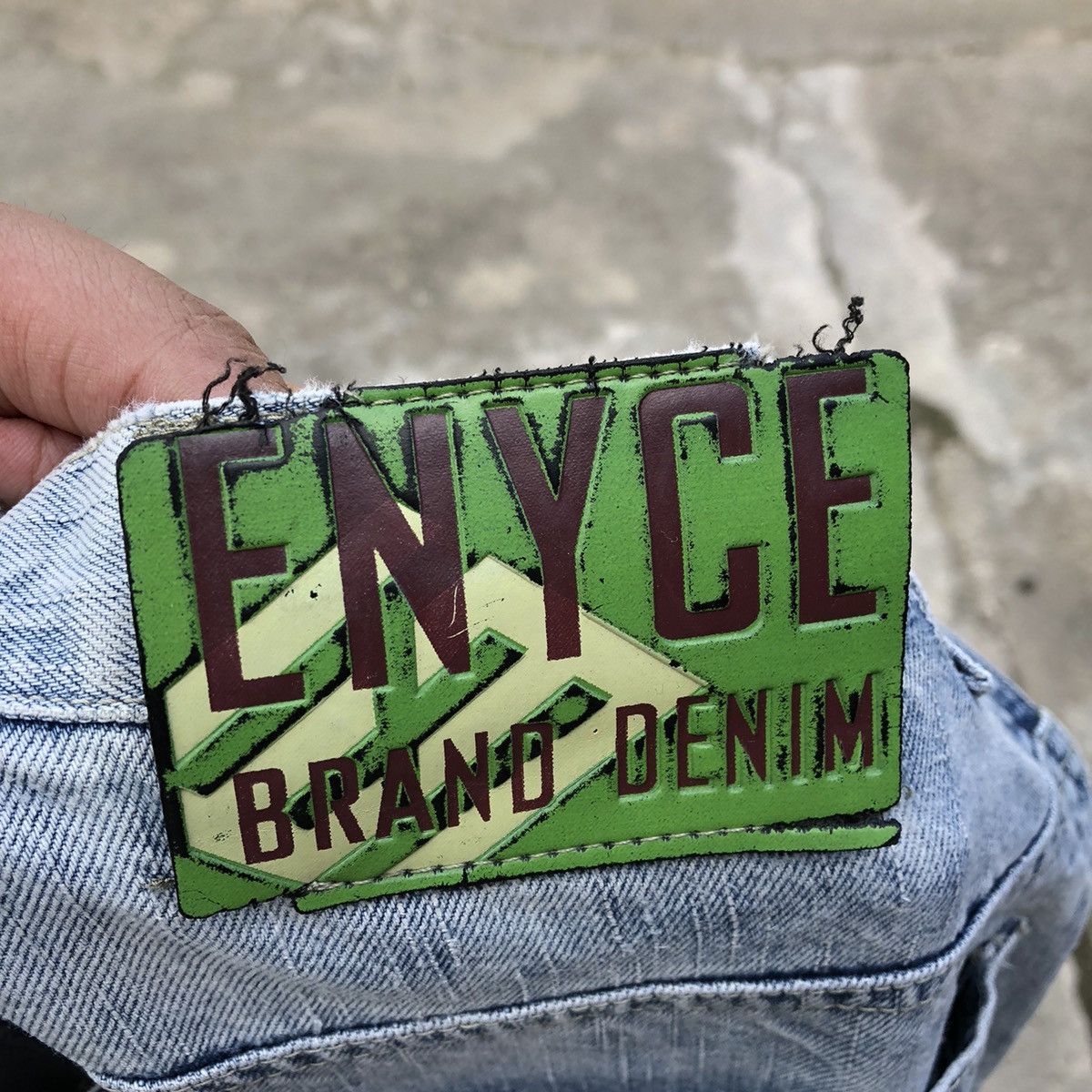 Enyce × Japanese Brand 🔥Rare🔥🇯🇵Enyce Stone Wash Rips Distress Relaxed Denim Jeans Size US 34 / EU 50 - 16 Thumbnail