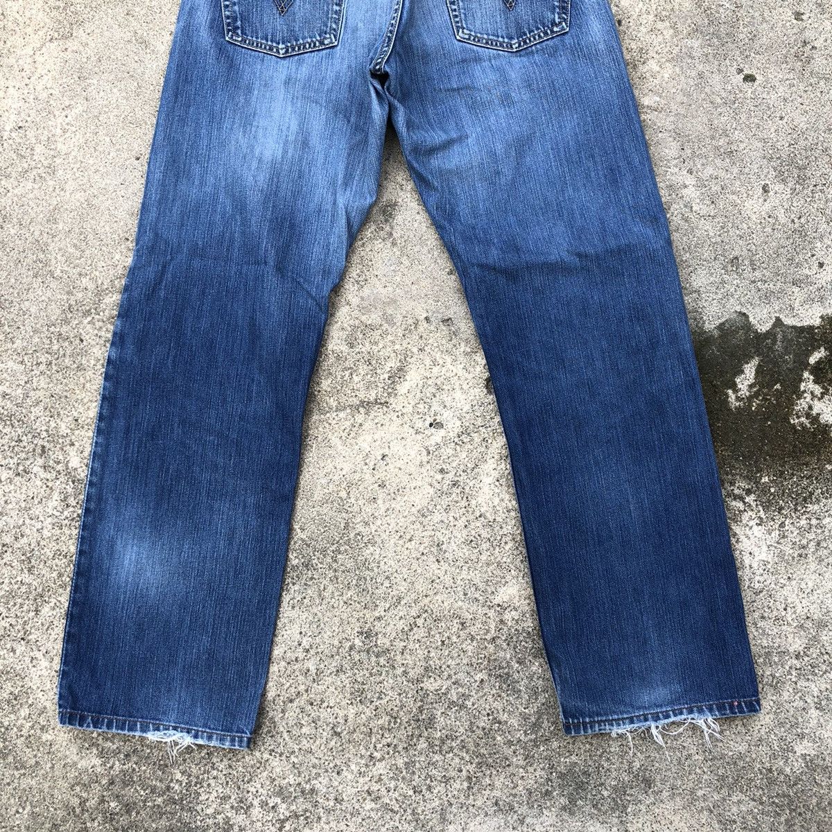 Levi's × Levi's Vintage Clothing 🔥Rare🔥🇯🇵Vintage Levis 501 Stone Wash Rips Distress Denim Jean Size US 30 / EU 46 - 6 Thumbnail