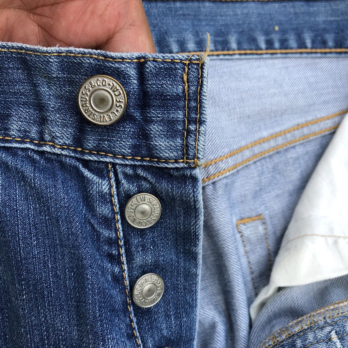 Levi's × Levi's Vintage Clothing 🔥Rare🔥🇯🇵Vintage Levis 501 Stone Wash Rips Distress Denim Jean Size US 30 / EU 46 - 10 Thumbnail