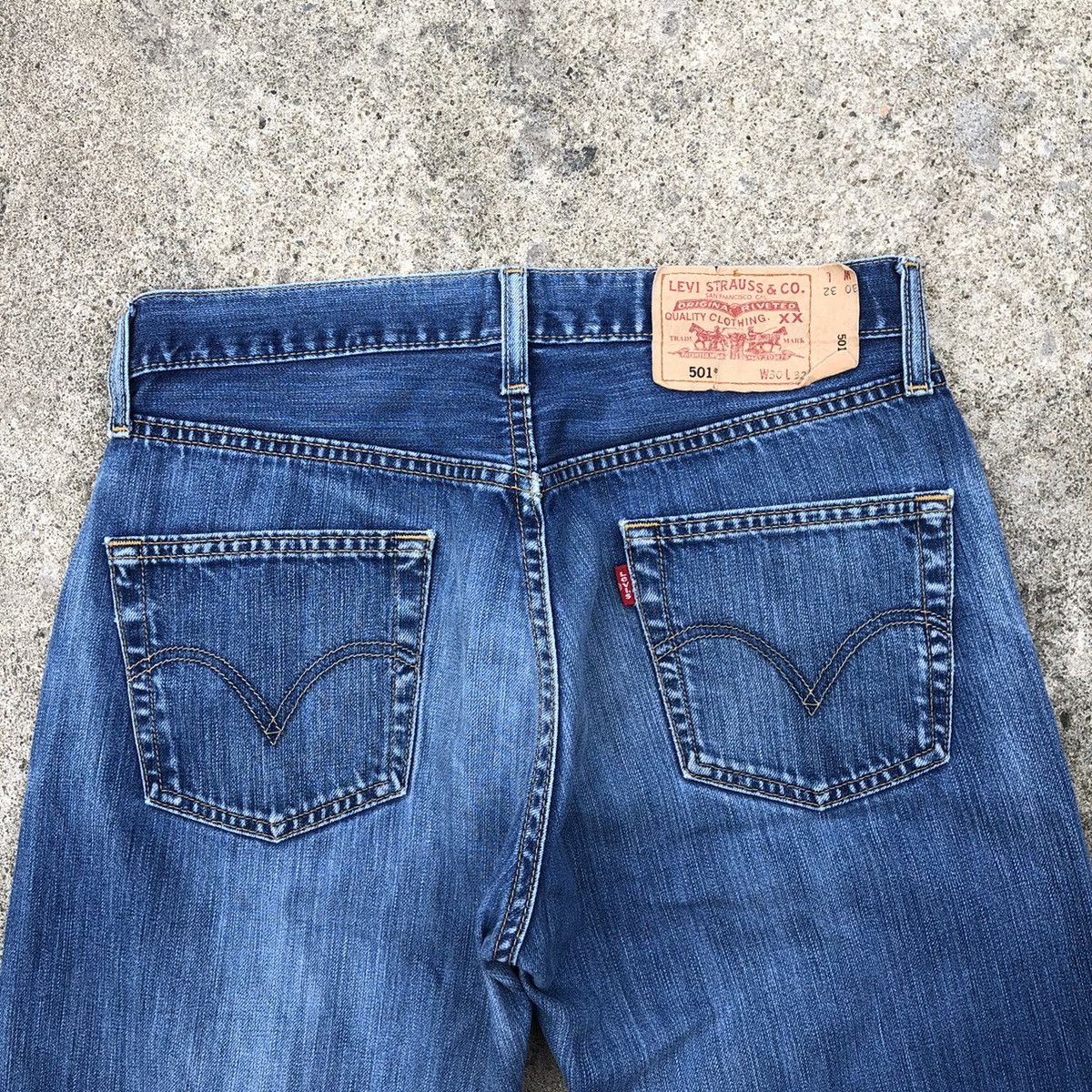 Levi's × Levi's Vintage Clothing 🔥Rare🔥🇯🇵Vintage Levis 501 Stone Wash Rips Distress Denim Jean Size US 30 / EU 46 - 5 Thumbnail