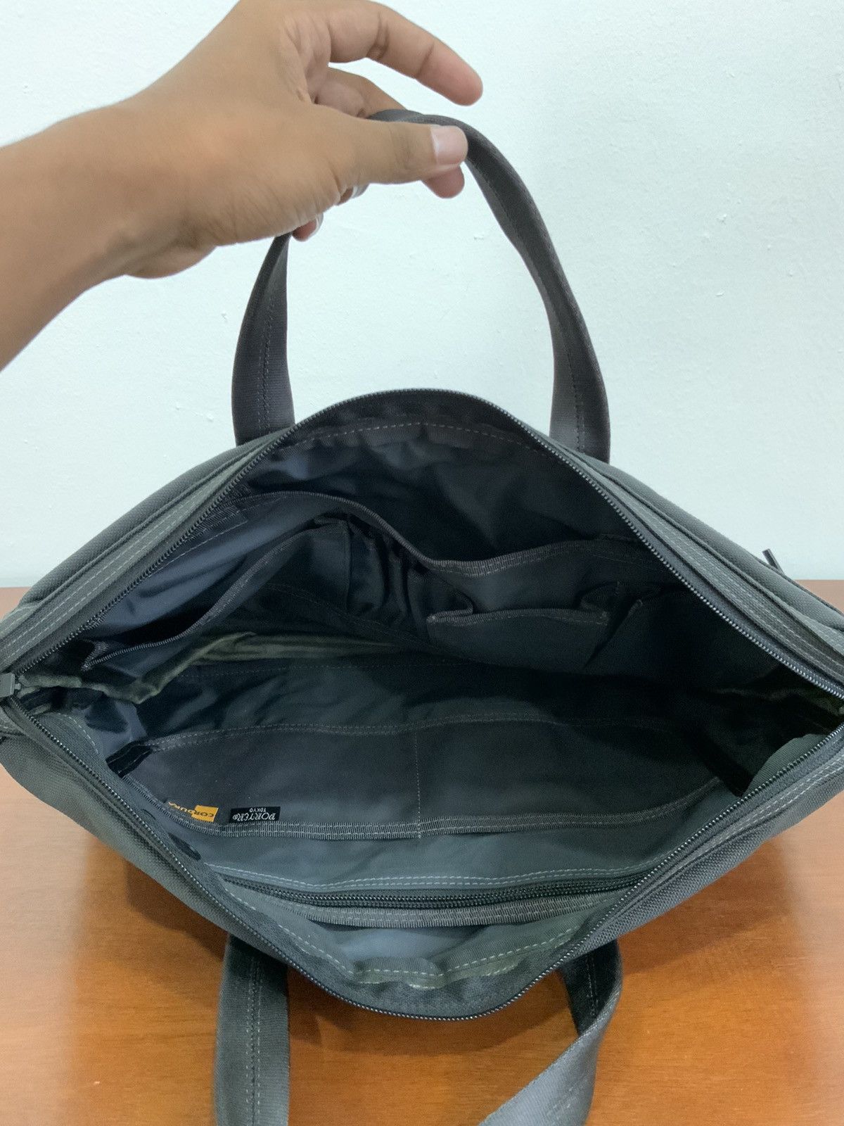 Japanese Brand Porter Document Fade Work Man Bag Size ONE SIZE - 8 Thumbnail