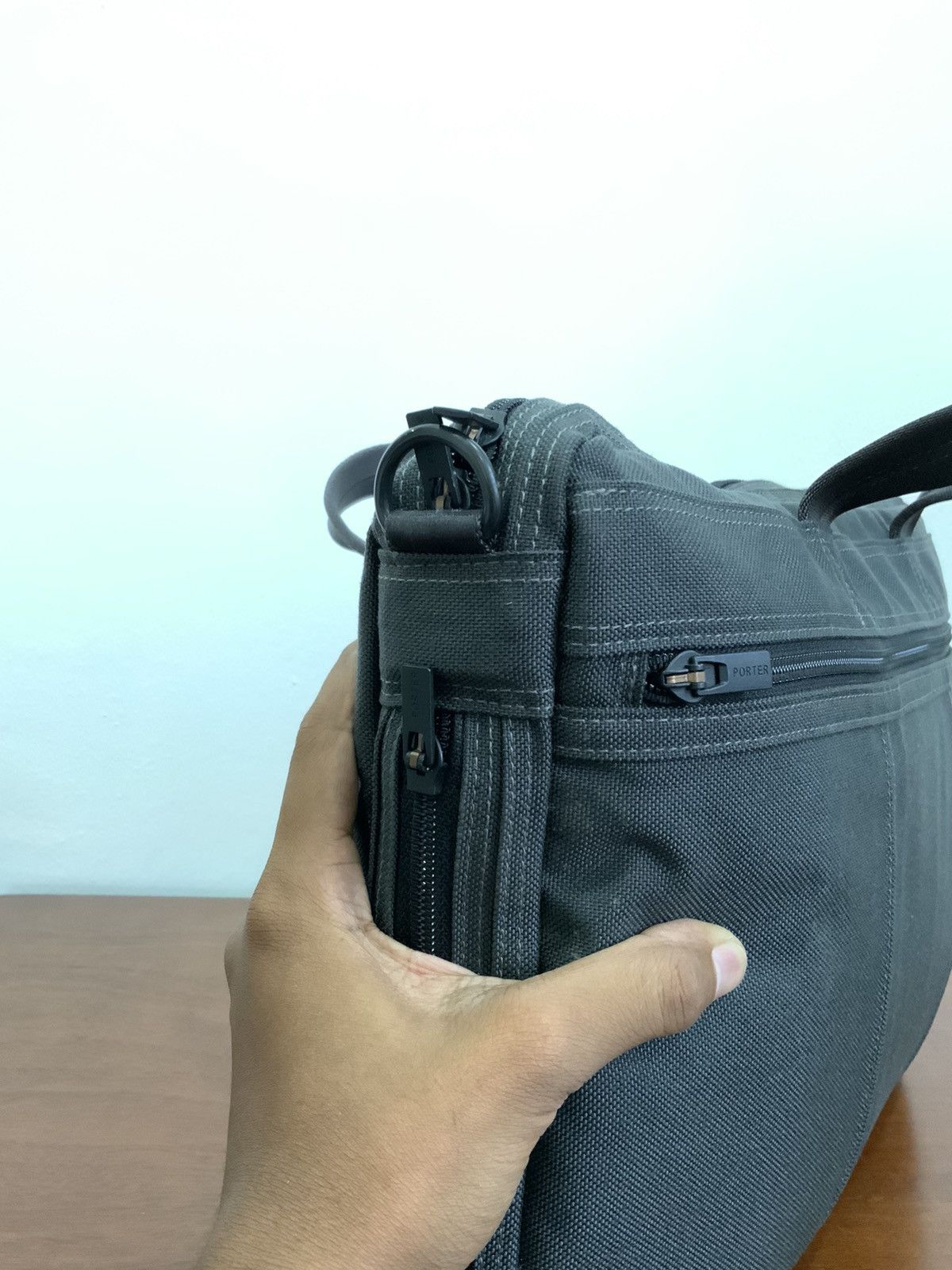 Japanese Brand Porter Document Fade Work Man Bag Size ONE SIZE - 7 Thumbnail