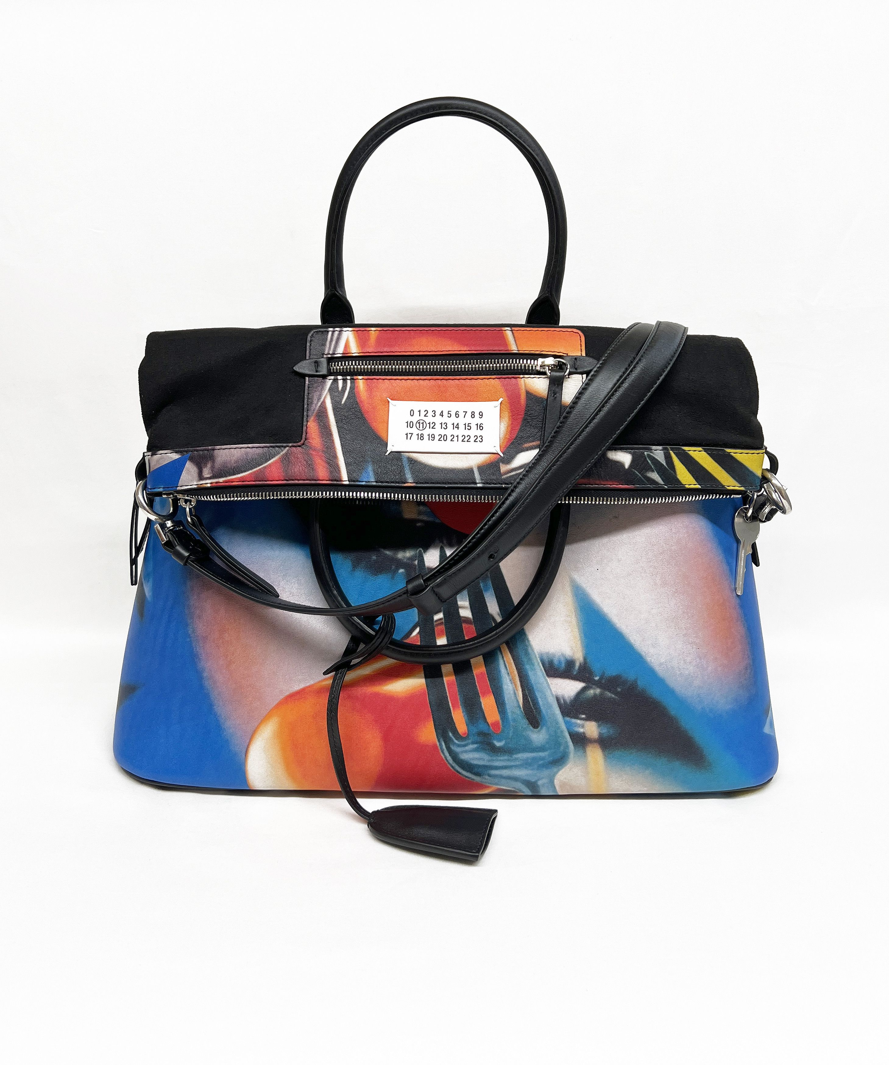 Maison Margiela New — Rare AW16 5AC Printed Leather Bag
