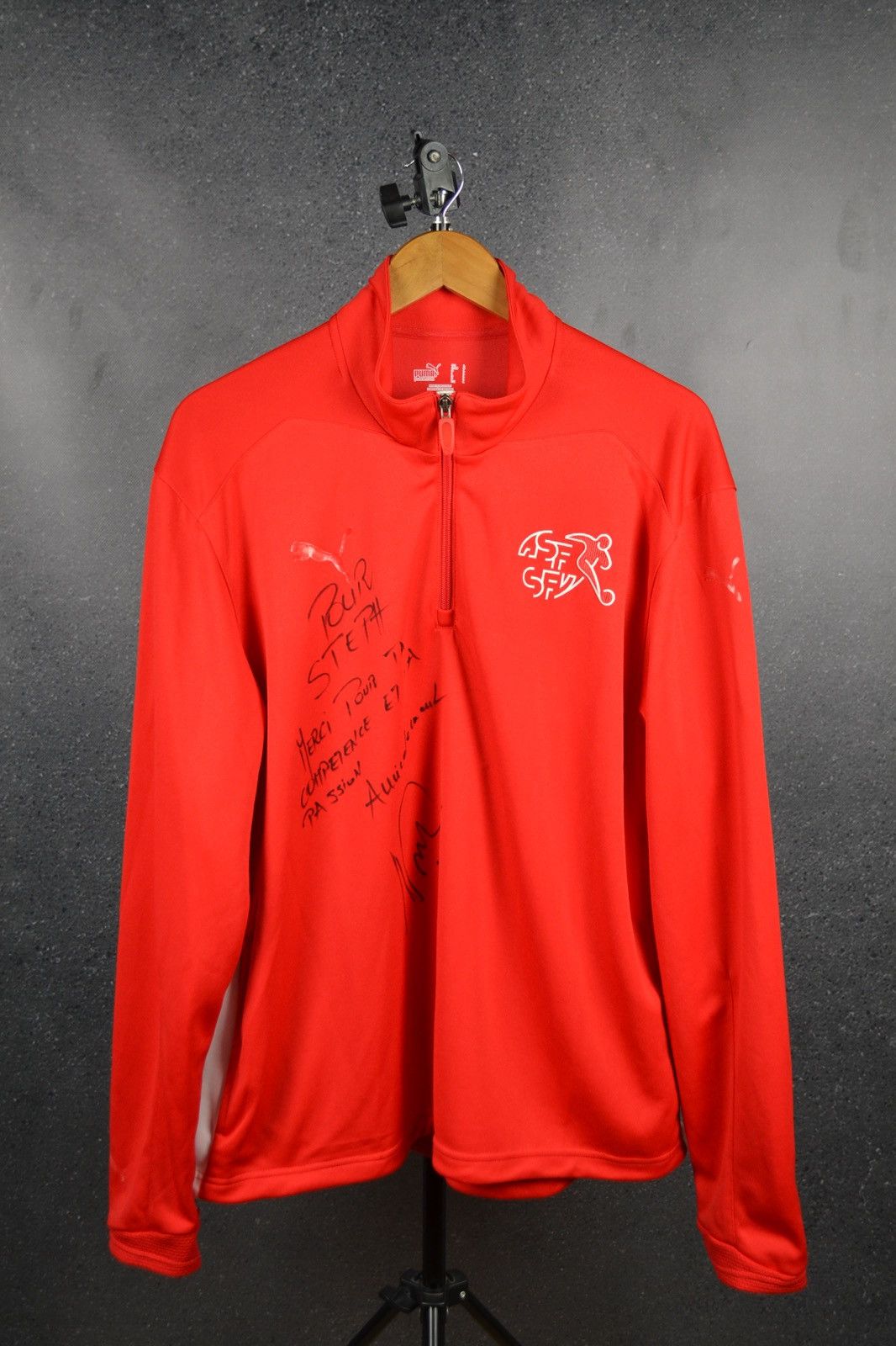 Puma Switzerland Vintage Puma Football Sweatshirt Soccer Large Size US L / EU 52-54 / 3 - 1 Thumbnail