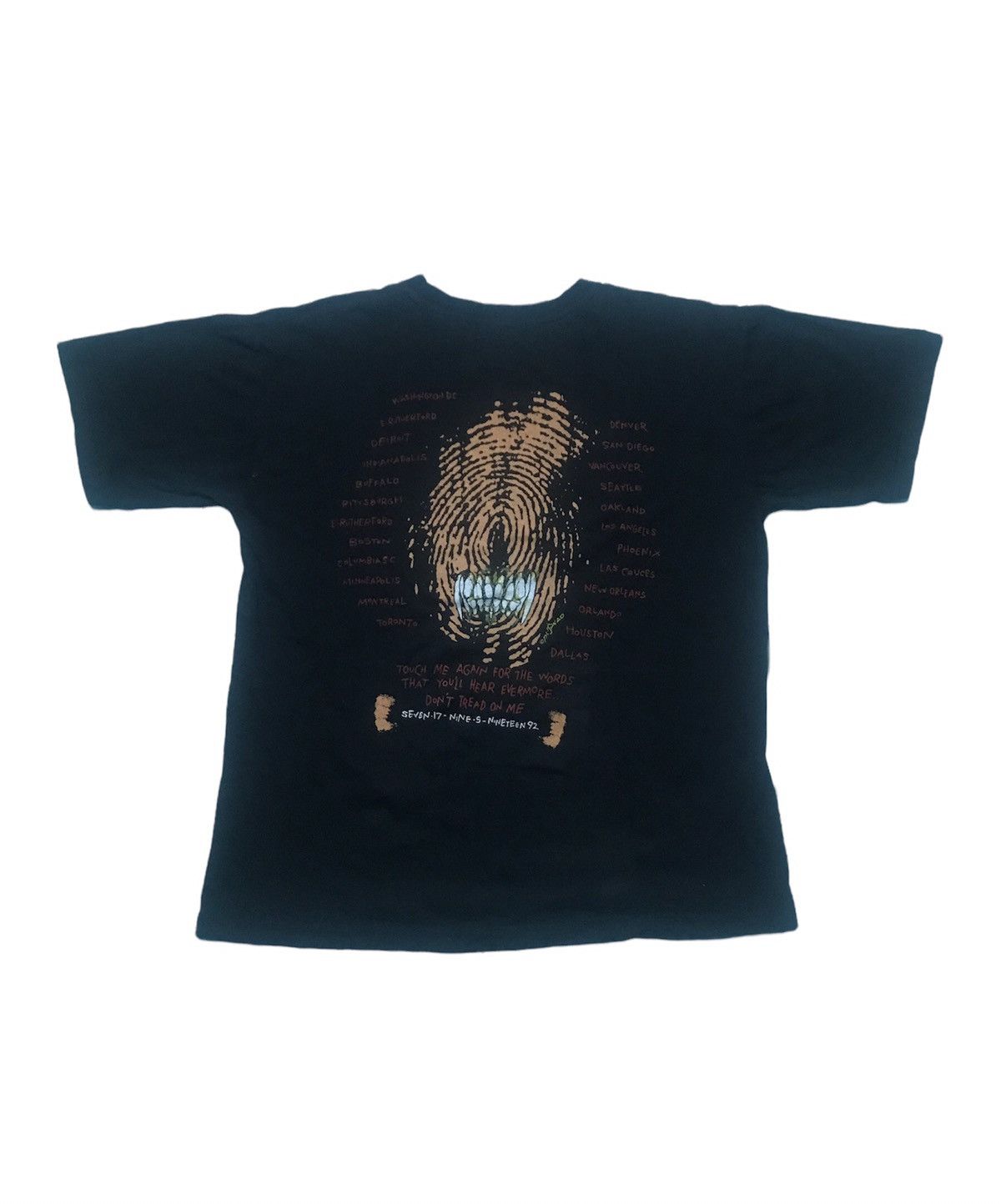 Band Tees × Metallica Metallica Pushead 1992 Size US XL / EU 56 / 4 - 2 Thumbnail