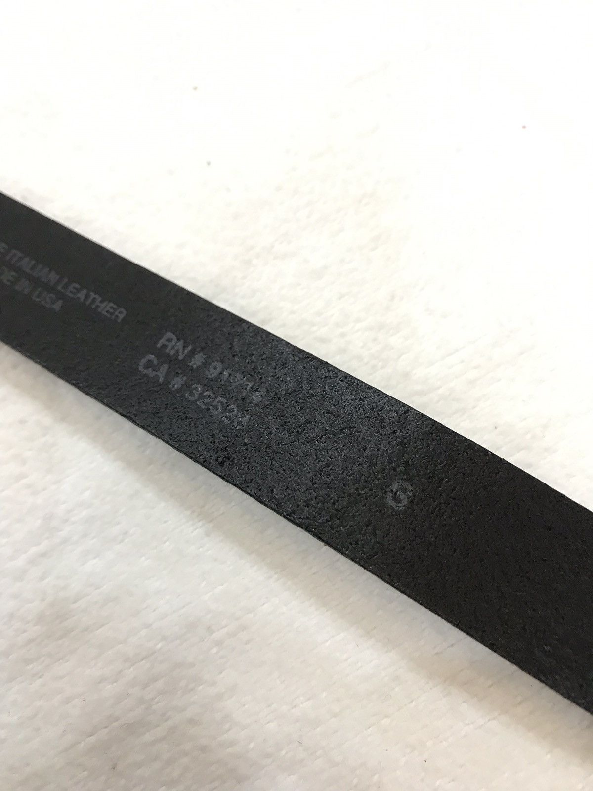 Armani Exchange AUTHENTIC ARMANI EXCHANGE LEATHER BELT 7/8” Size 34 - 6 Thumbnail