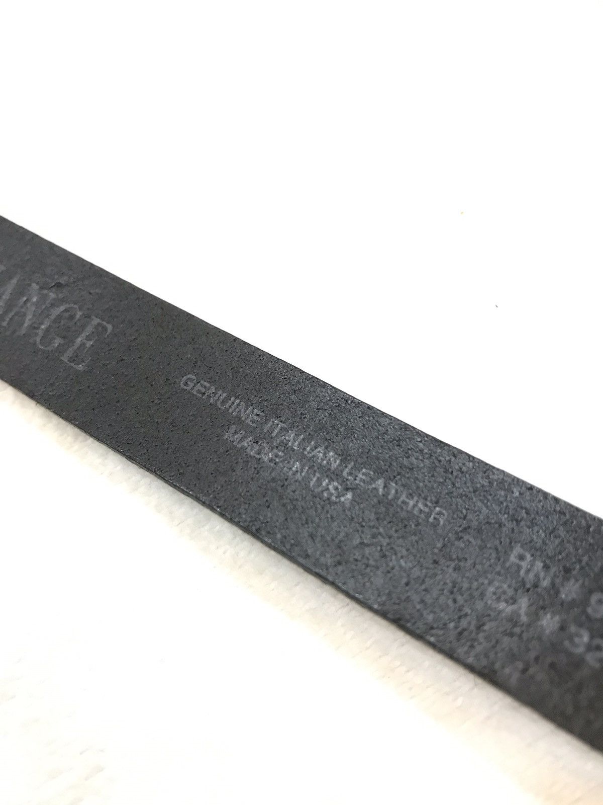 Armani Exchange AUTHENTIC ARMANI EXCHANGE LEATHER BELT 7/8” Size 34 - 5 Thumbnail