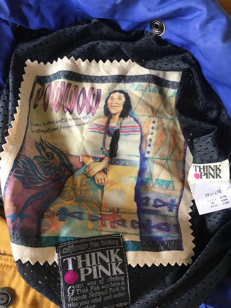 Japanese Brand Vintage Think pink x powwow Anorak colour block Jackets Size US L / EU 52-54 / 3 - 7 Thumbnail