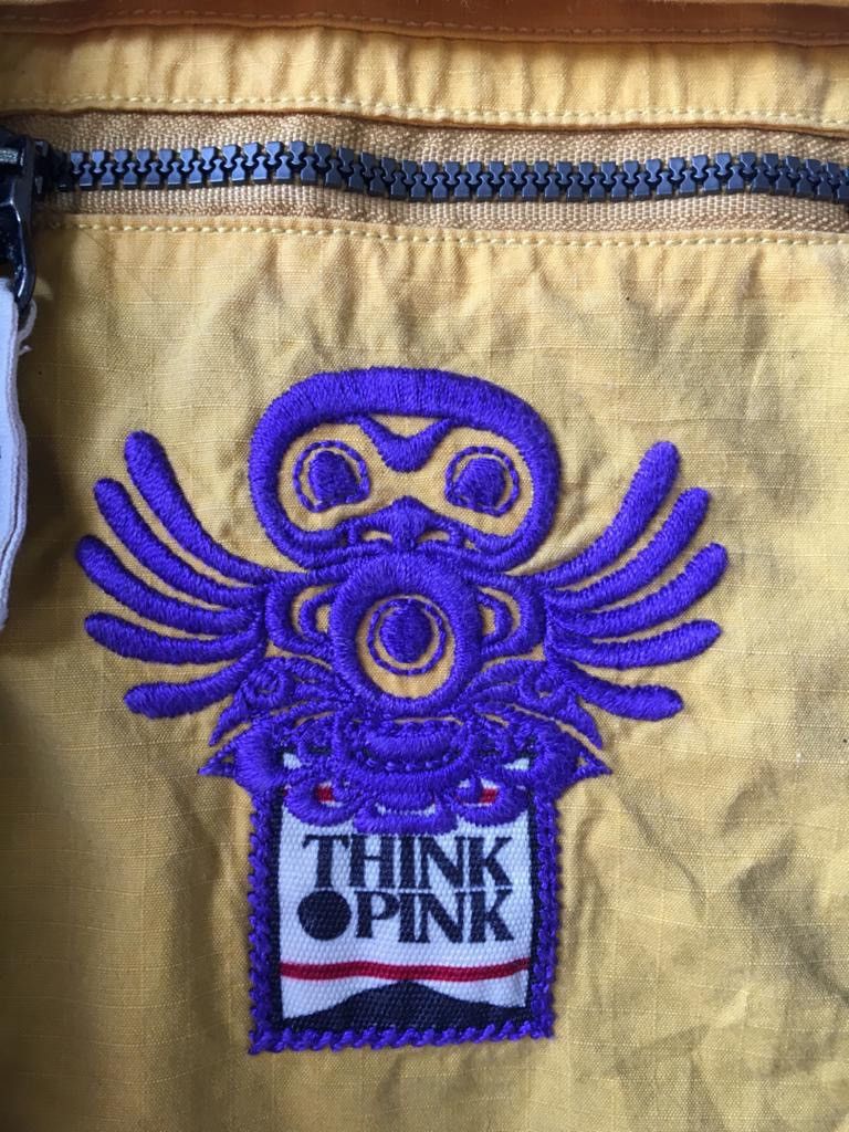 Japanese Brand Vintage Think pink x powwow Anorak colour block Jackets Size US L / EU 52-54 / 3 - 6 Thumbnail