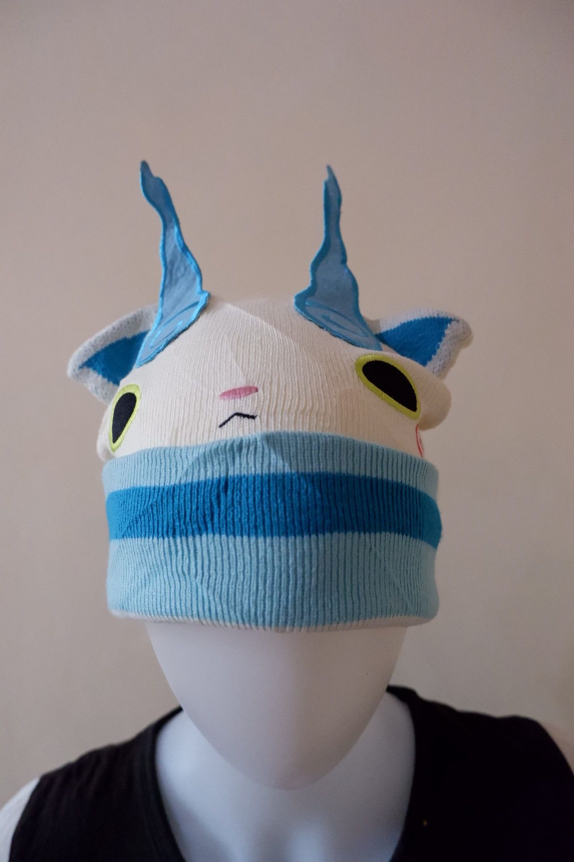 image of Ear Beanie in White, Men's
