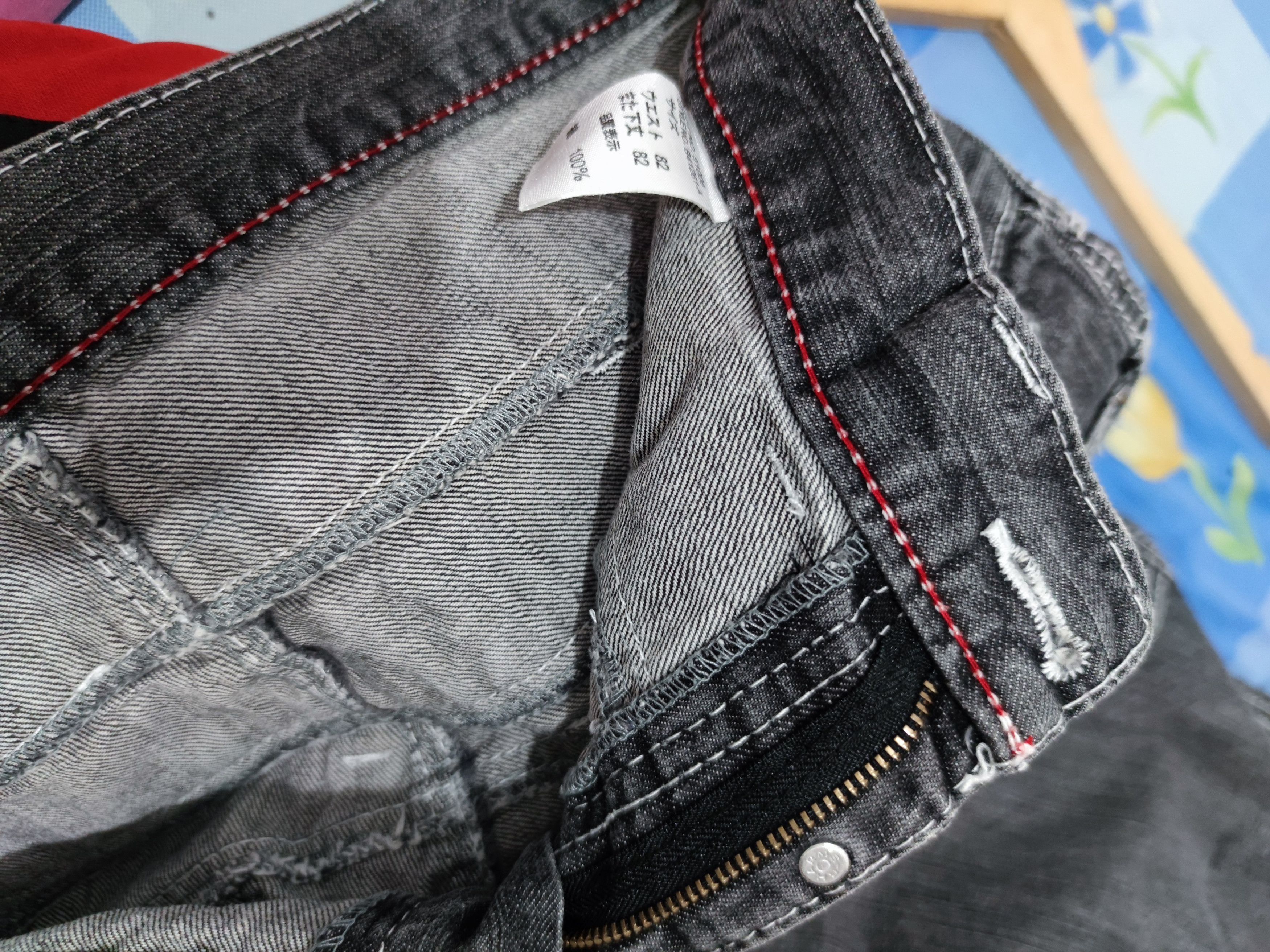 20471120 Vintage Back Rush Triple Waist Denim Size US 33 - 6 Thumbnail