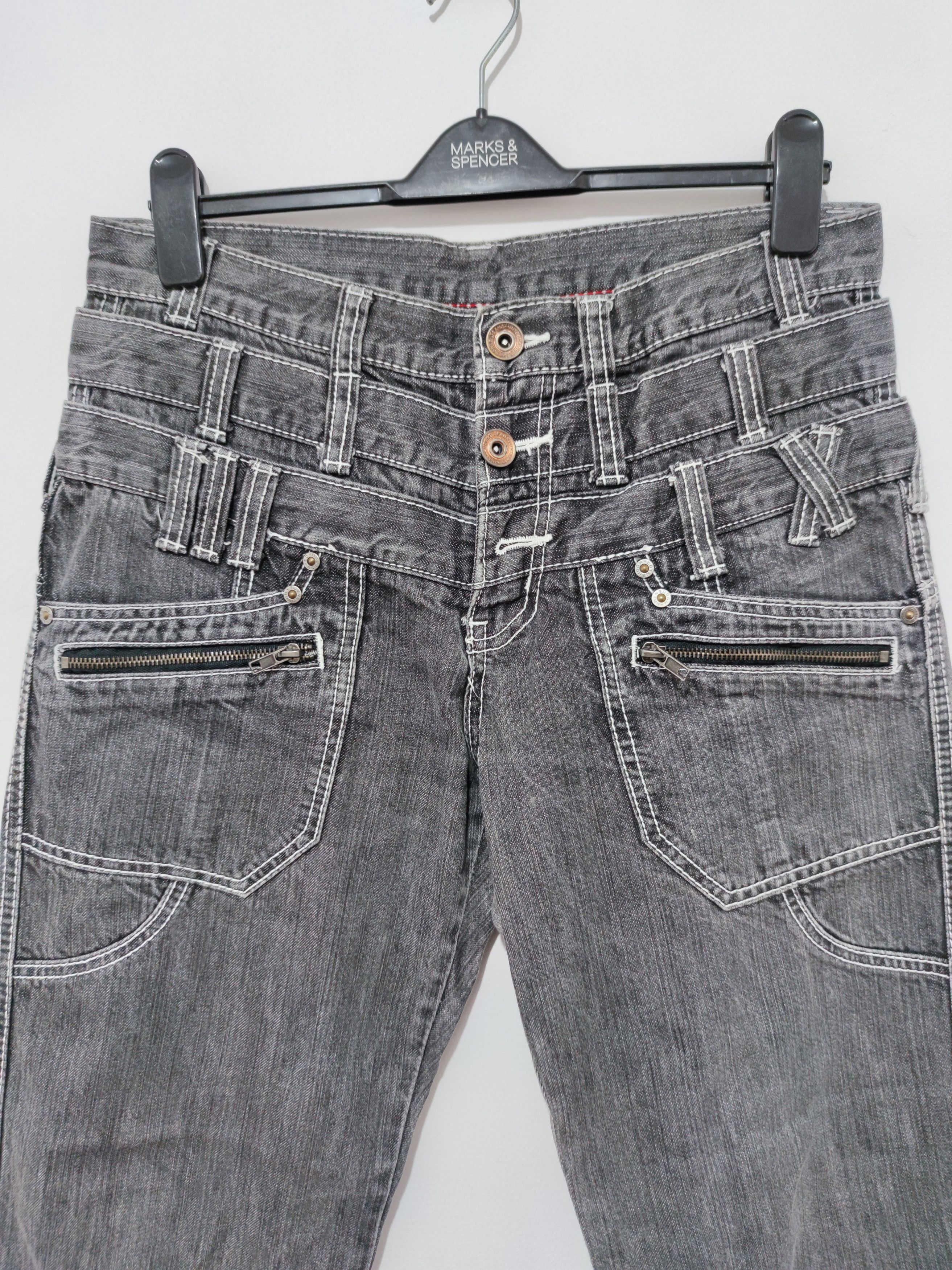 20471120 Vintage Back Rush Triple Waist Denim Size US 33 - 3 Thumbnail