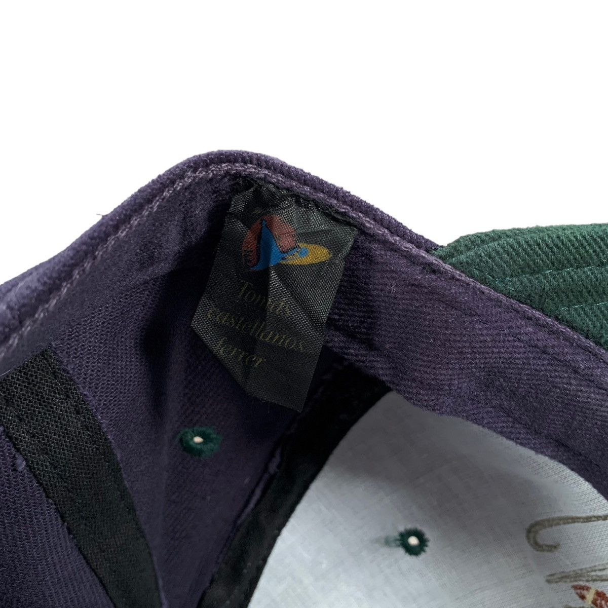 Vintage VTG Cancun Mexico Blue & Green Sailing Boating Strapback Hat Size ONE SIZE - 4 Thumbnail
