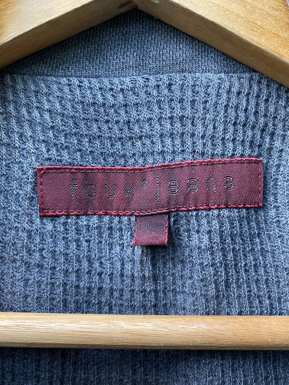 Distressed Fuck Jeans zip up Black Sweaters