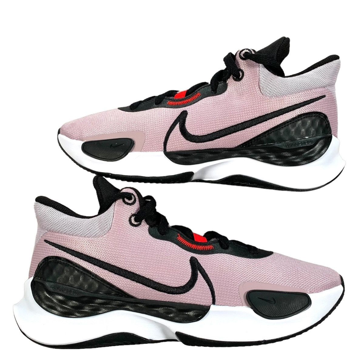 Nike Mens Renew Elevate III 3 Plum Fog Red Black Sneakers