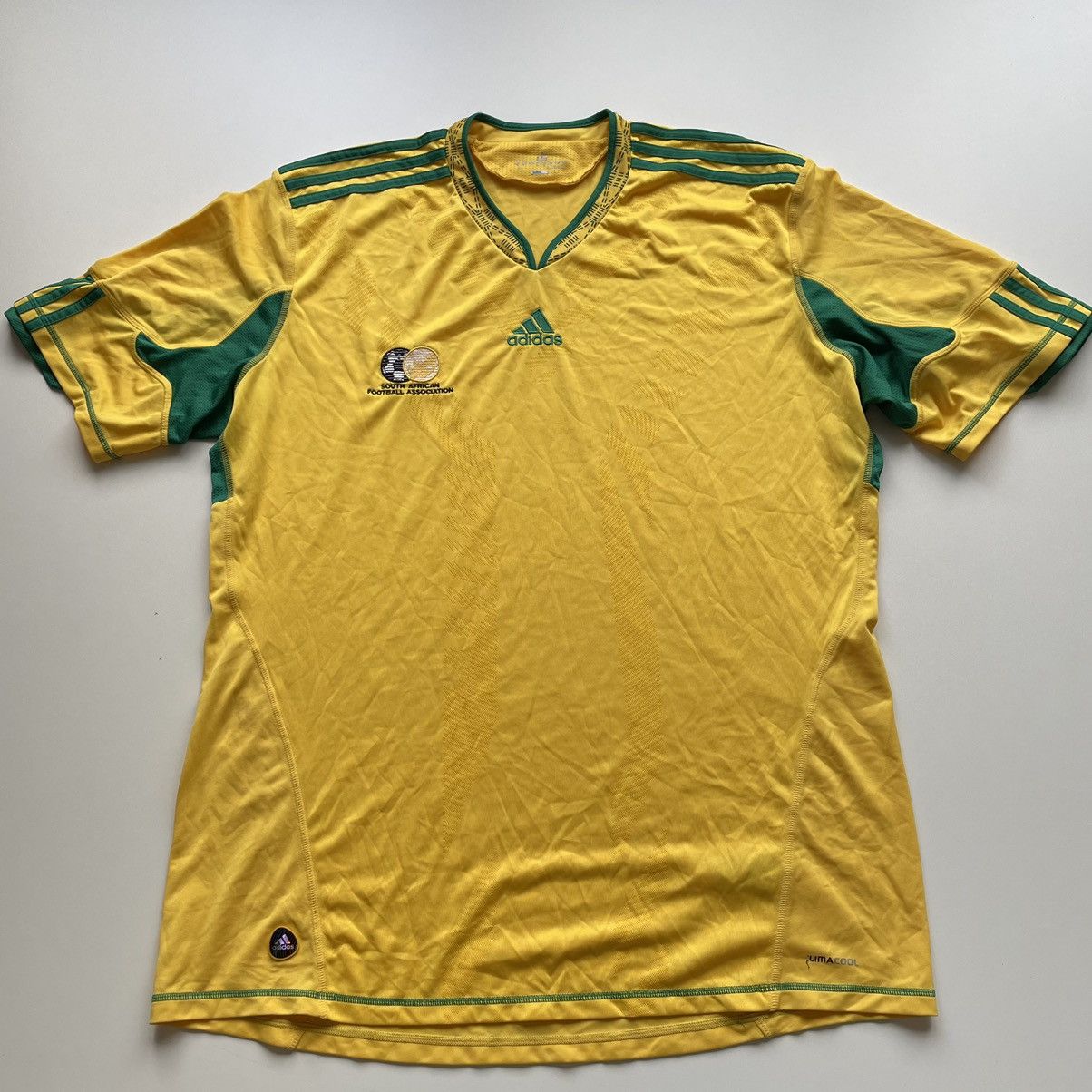Adidas Vintage Adidas South African Embroidered Soccer Jersey XXL Size US XXL / EU 58 / 5 - 1 Thumbnail