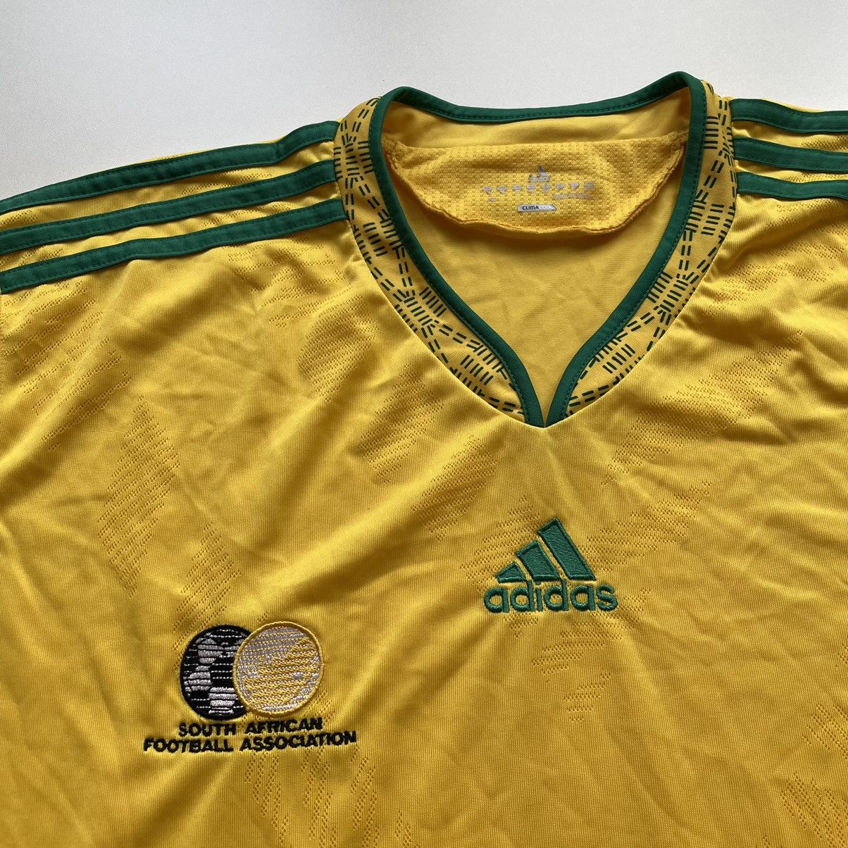 Adidas Vintage Adidas South African Embroidered Soccer Jersey XXL Size US XXL / EU 58 / 5 - 2 Thumbnail