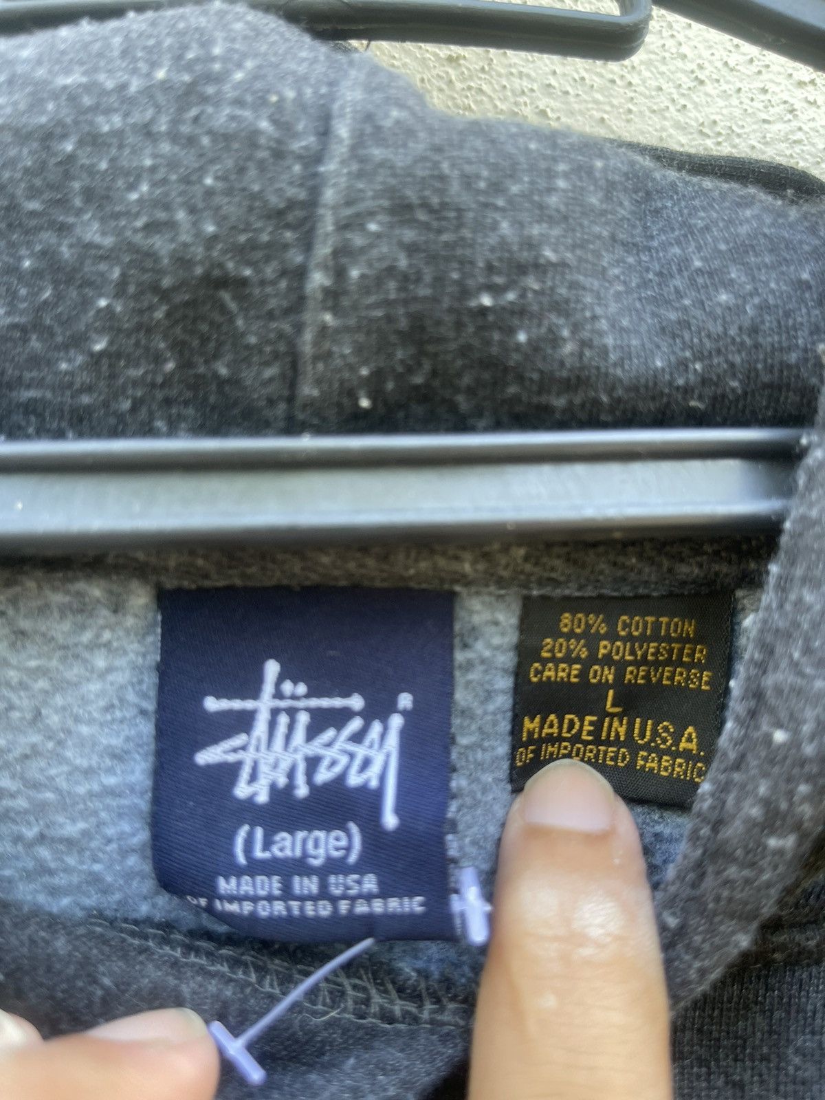 Stussy 🔥Vtg 90’s Streetwear STUSSY USA Hoodies Made in USA Size US L / EU 52-54 / 3 - 3 Thumbnail