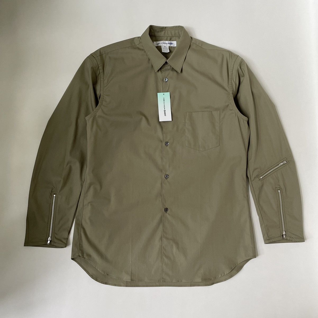 Comme des Garcons Biker Sleeve Cotton Shirt Size US M / EU 48-50 / 2 - 11 Thumbnail