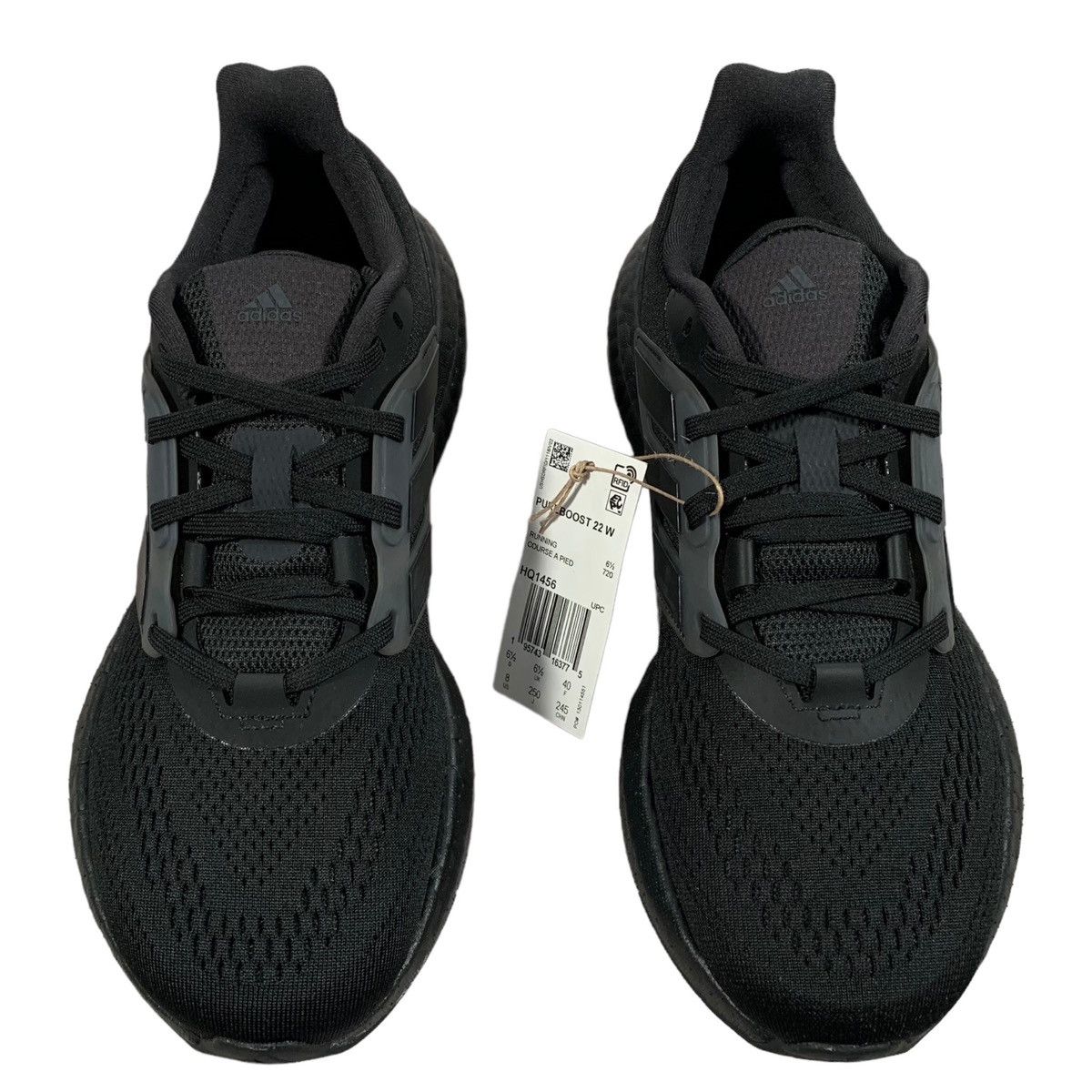 Adidas Adidas Women’s Triple Black Pure Boost 22 Sneakers Size US 8 / IT 38 - 3 Thumbnail