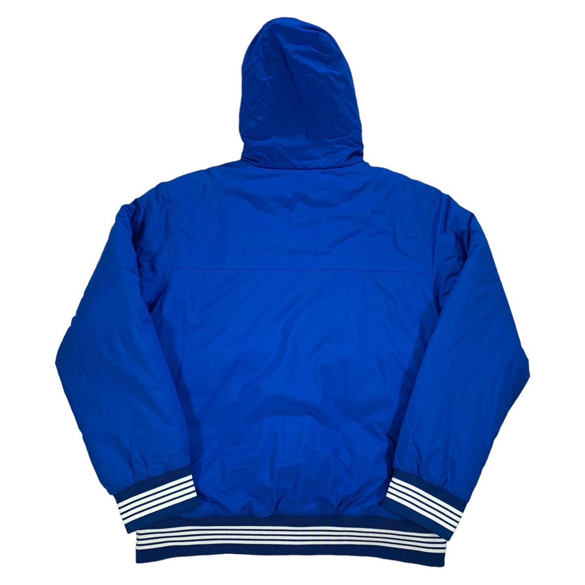 Stussy Vintage Stussy Blue White Fleece Lined Zip Up Puffer Jacket Size US XL / EU 56 / 4 - 3 Thumbnail