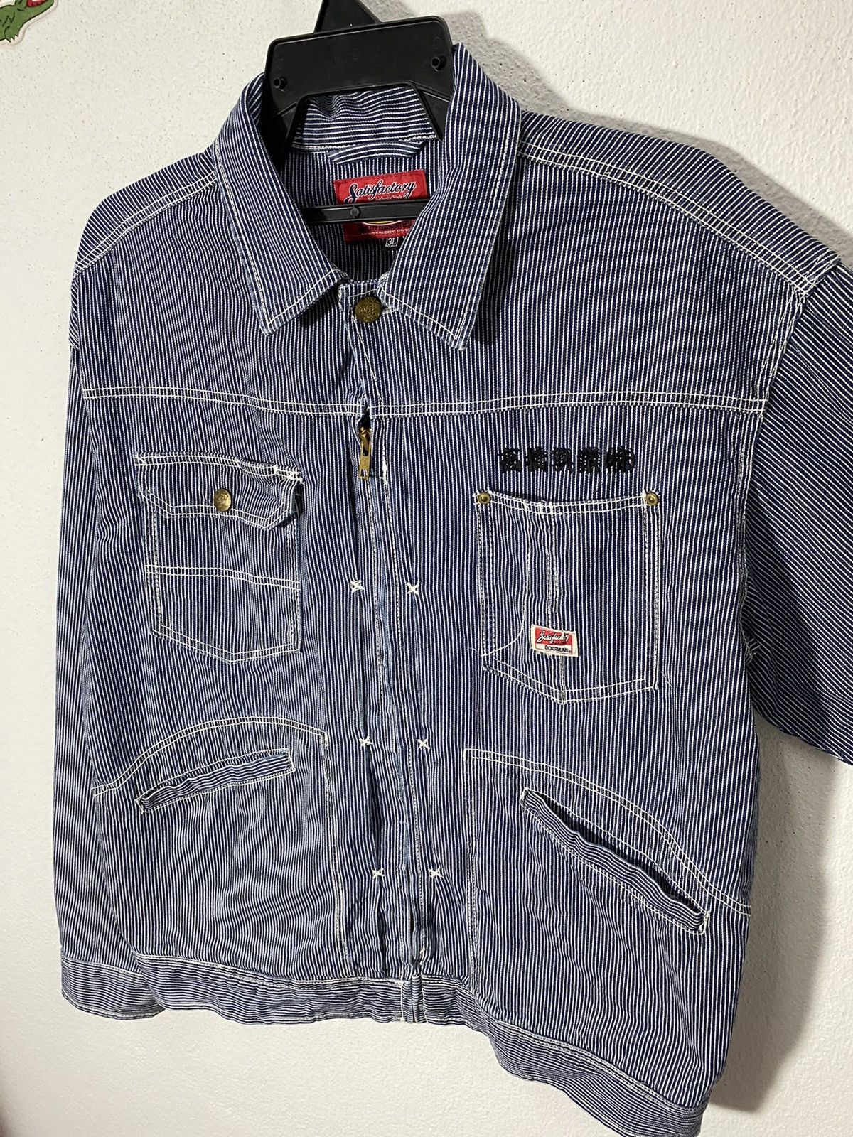 Japanese Brand × Other dogman x satisfactory worker jacket Size US XXL / EU 58 / 5 - 14 Thumbnail