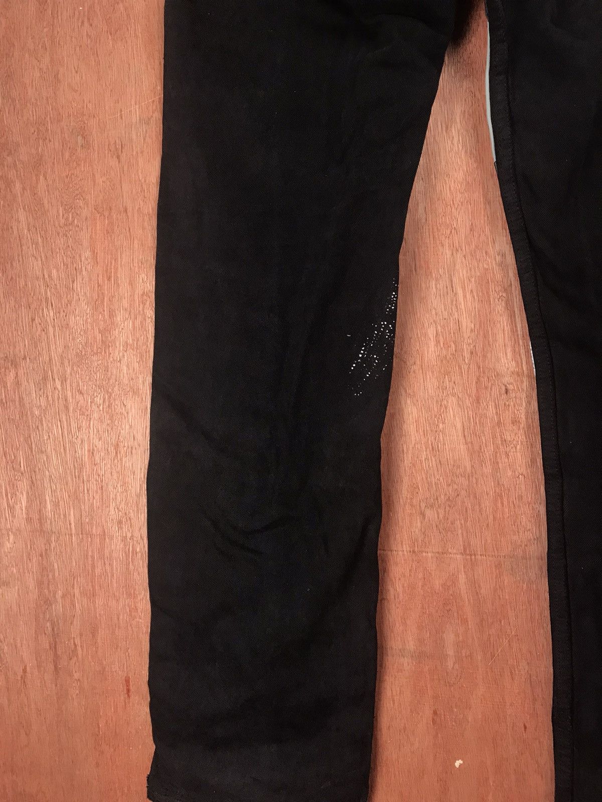 Levi's DLL Hippie Levis Black patchwork vintage Denim Pants #A2616 Size US 32 / EU 48 - 16 Thumbnail