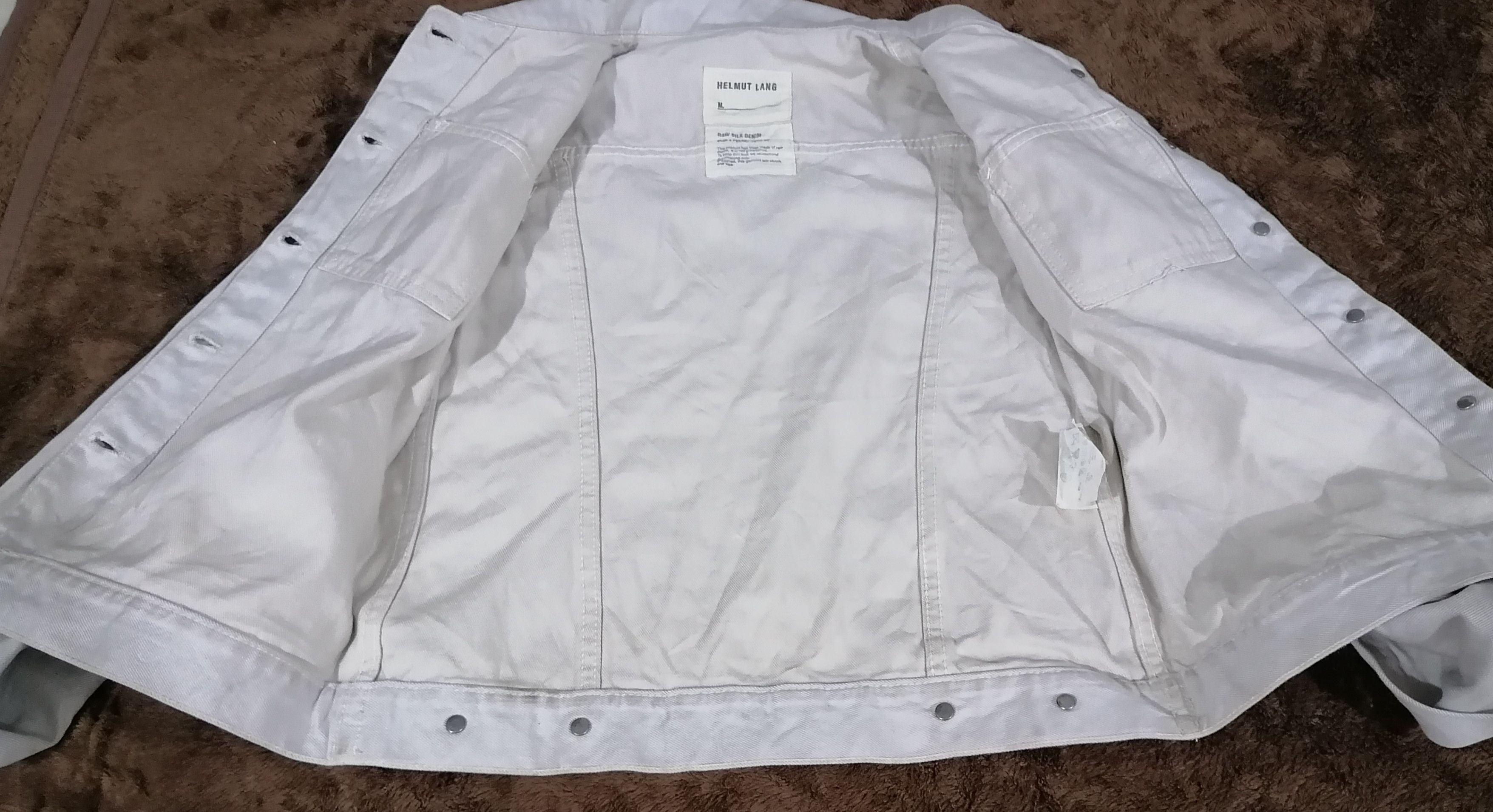 Helmut Lang Helmut Lang Raw Silk Denim Button Up Jacket Size XS / US 0-2 / IT 36-38 - 5 Thumbnail