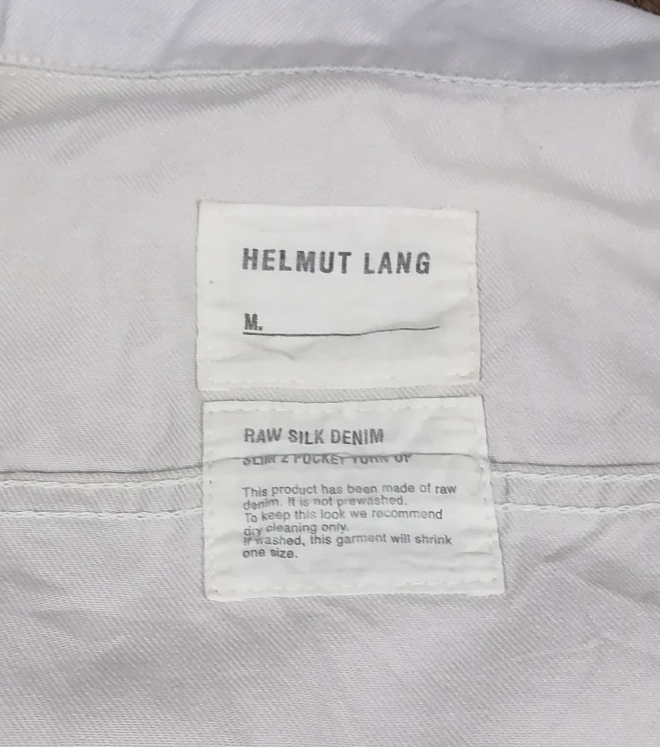 Helmut Lang Helmut Lang Raw Silk Denim Button Up Jacket Size XS / US 0-2 / IT 36-38 - 3 Thumbnail
