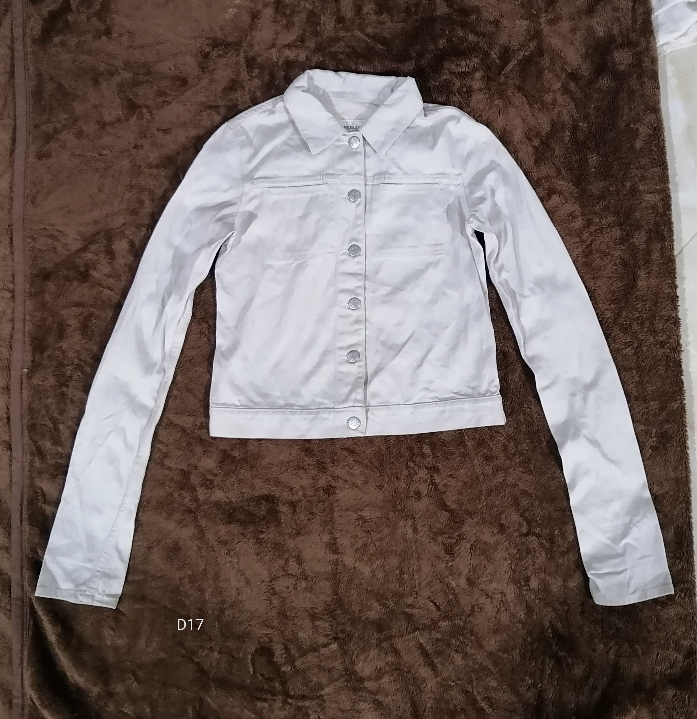 Helmut Lang Helmut Lang Raw Silk Denim Button Up Jacket Size XS / US 0-2 / IT 36-38 - 1 Thumbnail