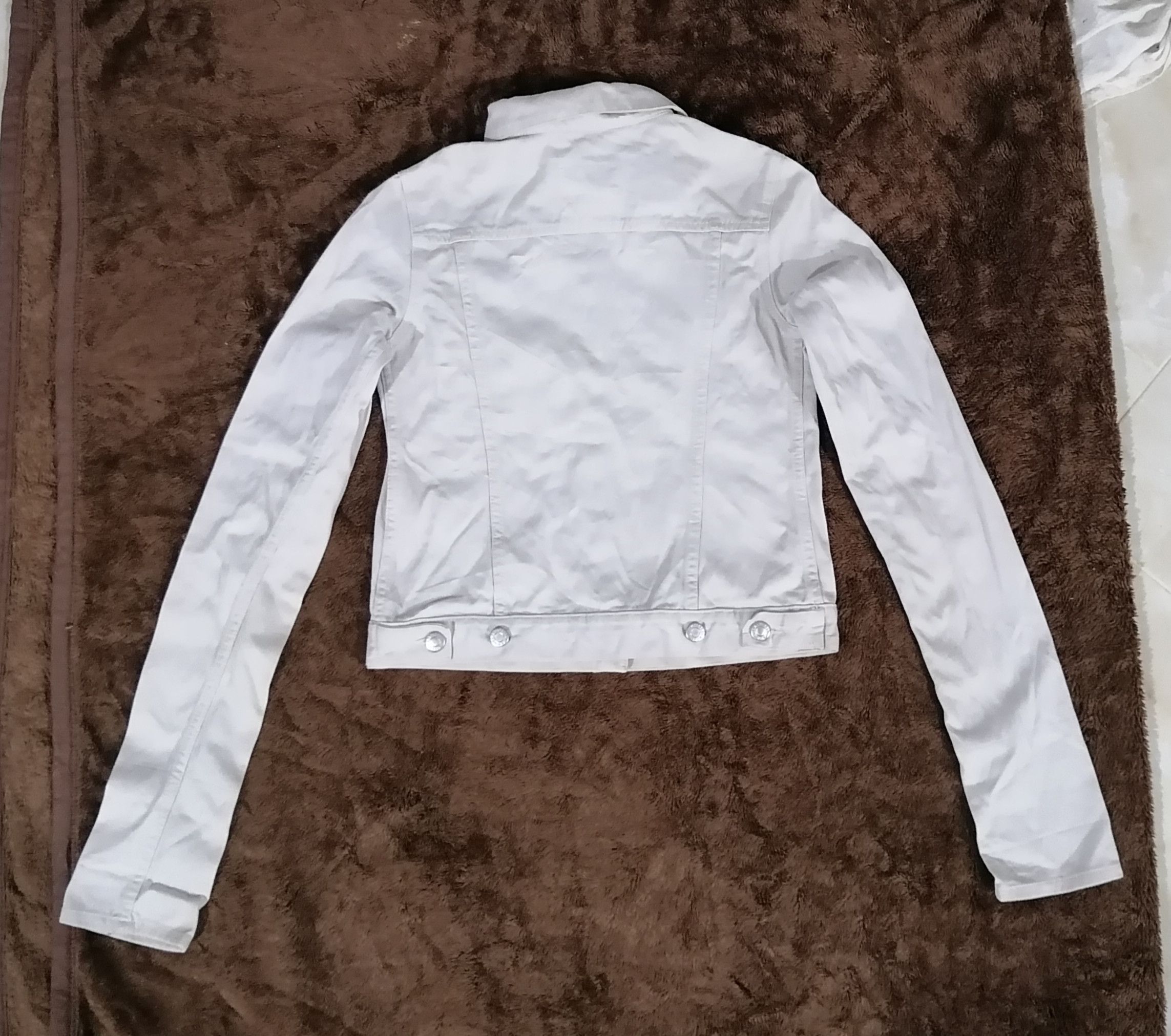Helmut Lang Helmut Lang Raw Silk Denim Button Up Jacket Size XS / US 0-2 / IT 36-38 - 2 Thumbnail