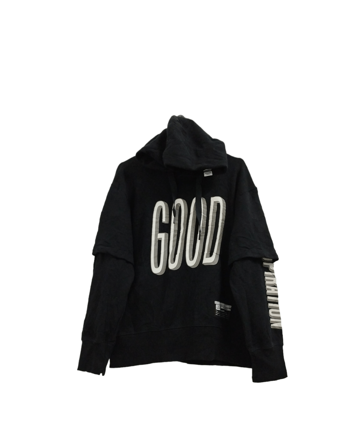 image of Gu × Miharayasuhiro Good Inspiration Hoodie in Black, Men's (Size Small)