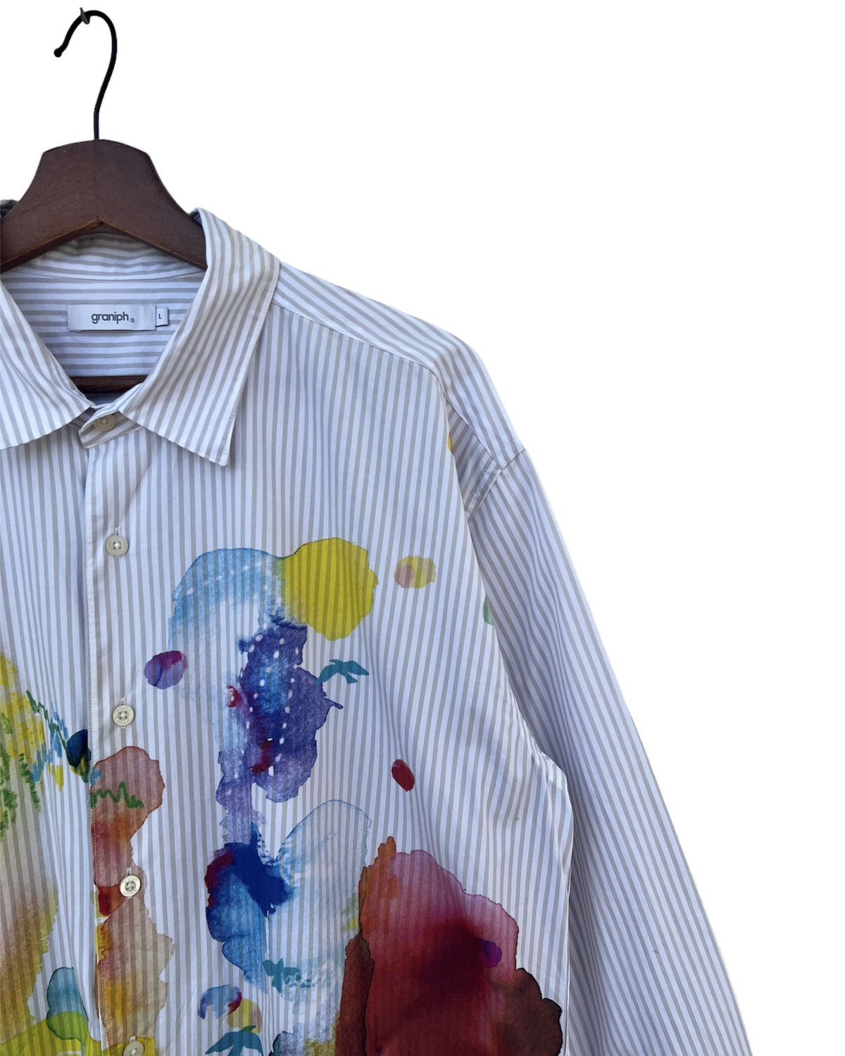 Japanese Brand Button Up Long Sleeve Graniph Size US L / EU 52-54 / 3 - 3 Thumbnail