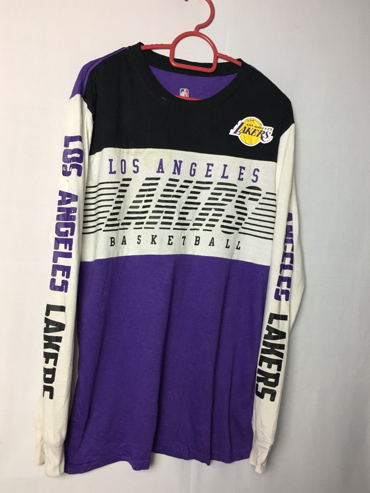 NBA LA. Lakers NBA long sleeve nice design Size US M / EU 48-50 / 2 - 4 Thumbnail