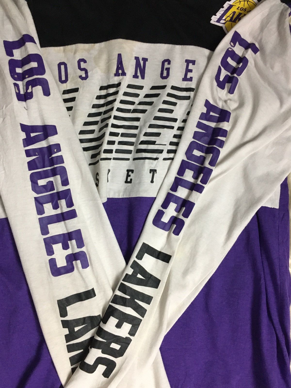 NBA LA. Lakers NBA long sleeve nice design Size US M / EU 48-50 / 2 - 7 Thumbnail