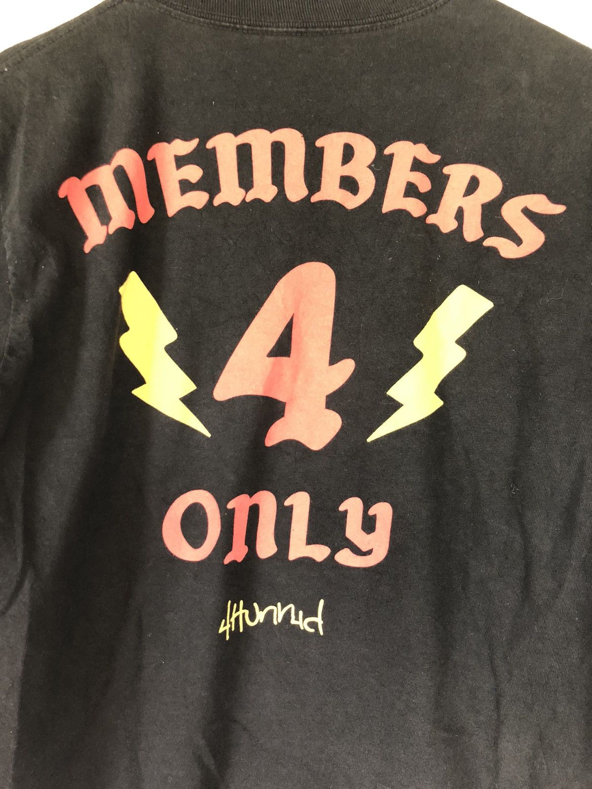 4HUNNID YG 4hunnid members only rap style Long sleeve black t shirt Size US S / EU 44-46 / 1 - 3 Thumbnail