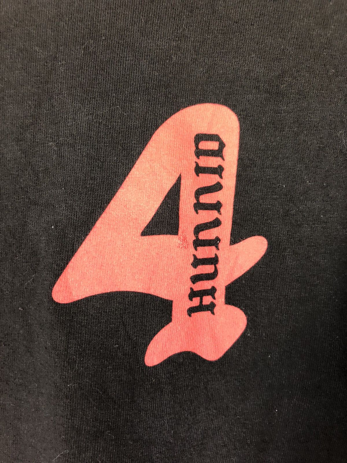 4HUNNID YG 4hunnid members only rap style Long sleeve black t shirt Size US S / EU 44-46 / 1 - 5 Thumbnail