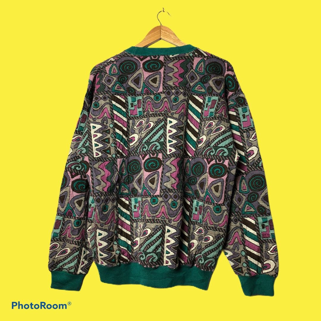 Japanese Brand Patchwork Knitwear Coogi design Size L / US 10 / IT 46 - 2 Thumbnail