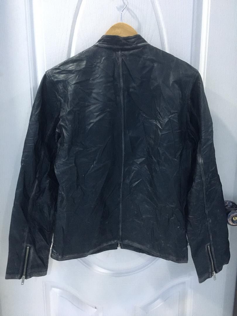 Katharine Hamnett London Hemnett blouson Women suede Leather Faded Jackets Size M / US 6-8 / IT 42-44 - 2 Thumbnail