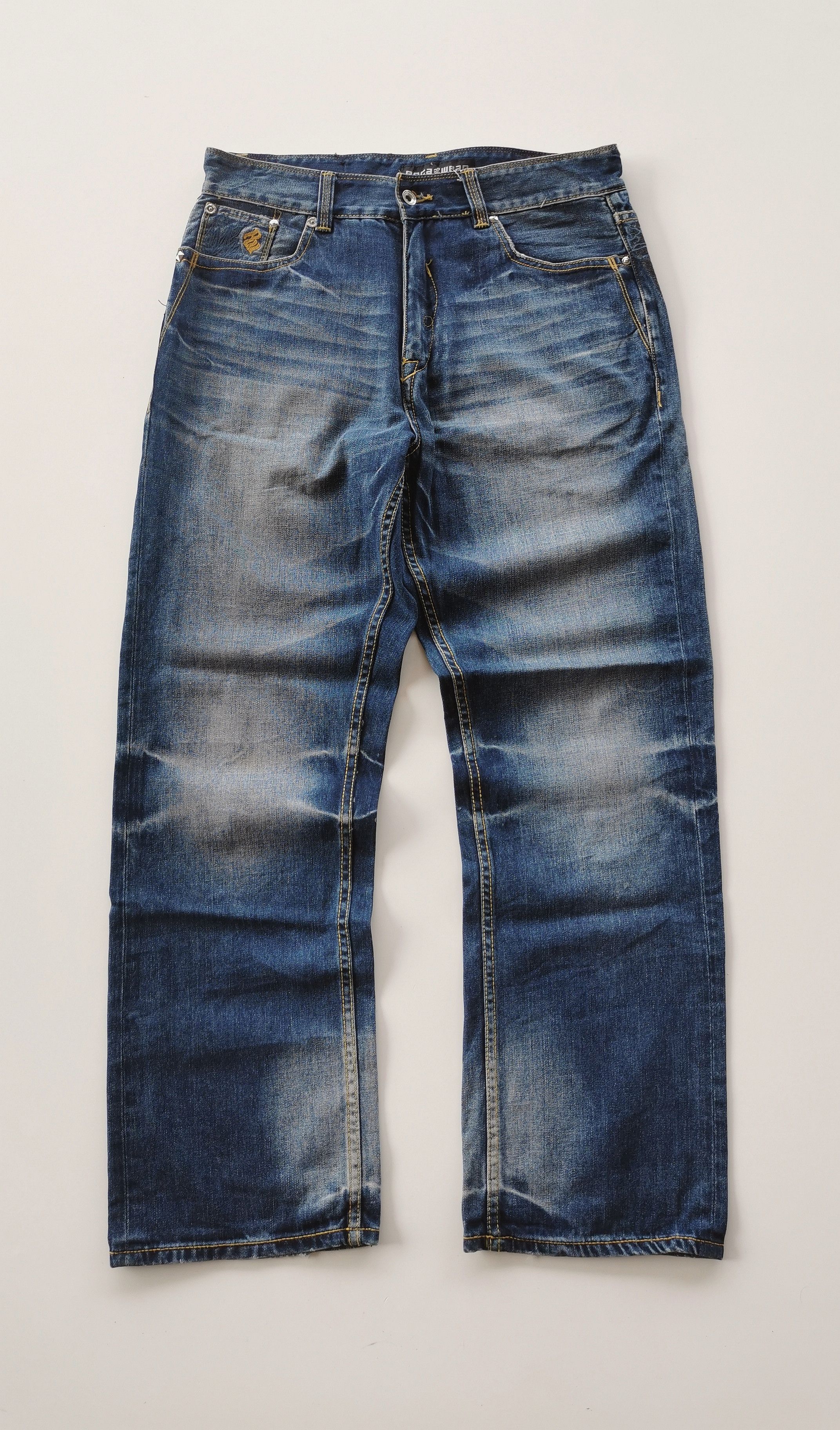 Rocawear Rare Rocawear Flowers Embroidery Work Denim Jeans Size US 34 / EU 50 - 9 Thumbnail