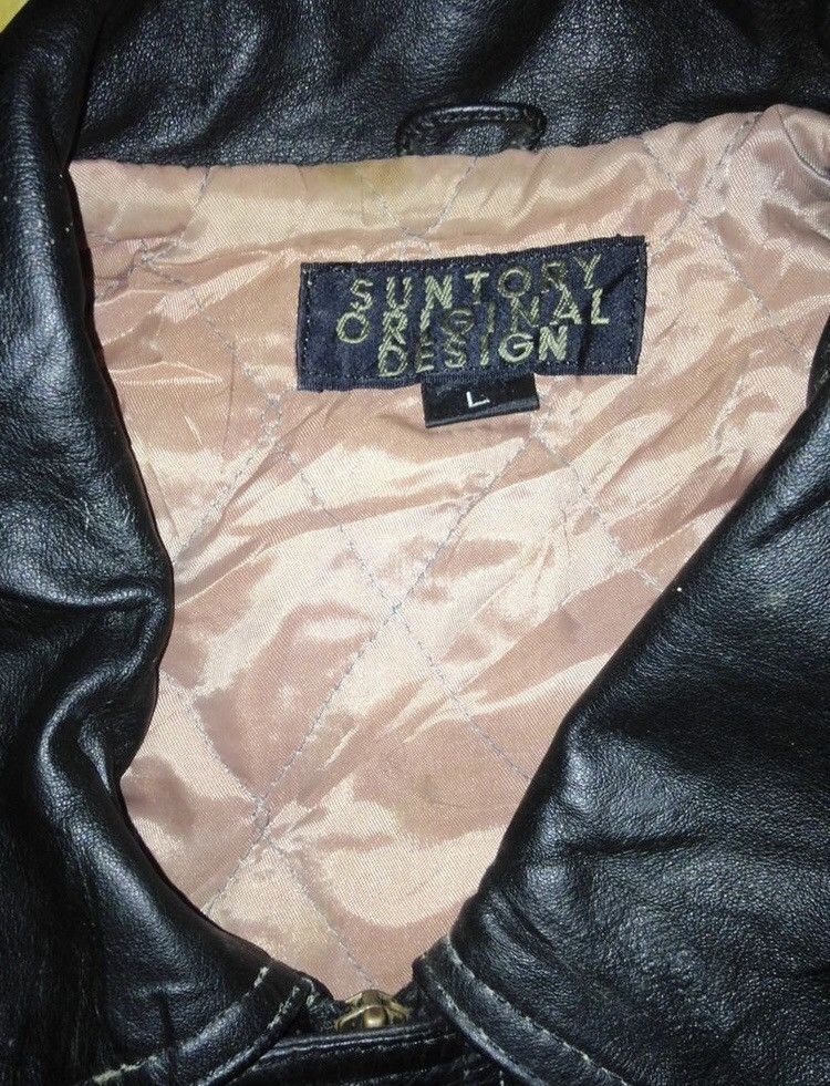 Genuine Leather Suntory Boss Coffee leathers Black jackets Size US L / EU 52-54 / 3 - 4 Thumbnail