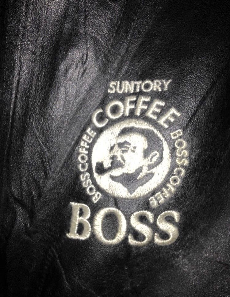 Genuine Leather Suntory Boss Coffee leathers Black jackets Size US L / EU 52-54 / 3 - 5 Thumbnail