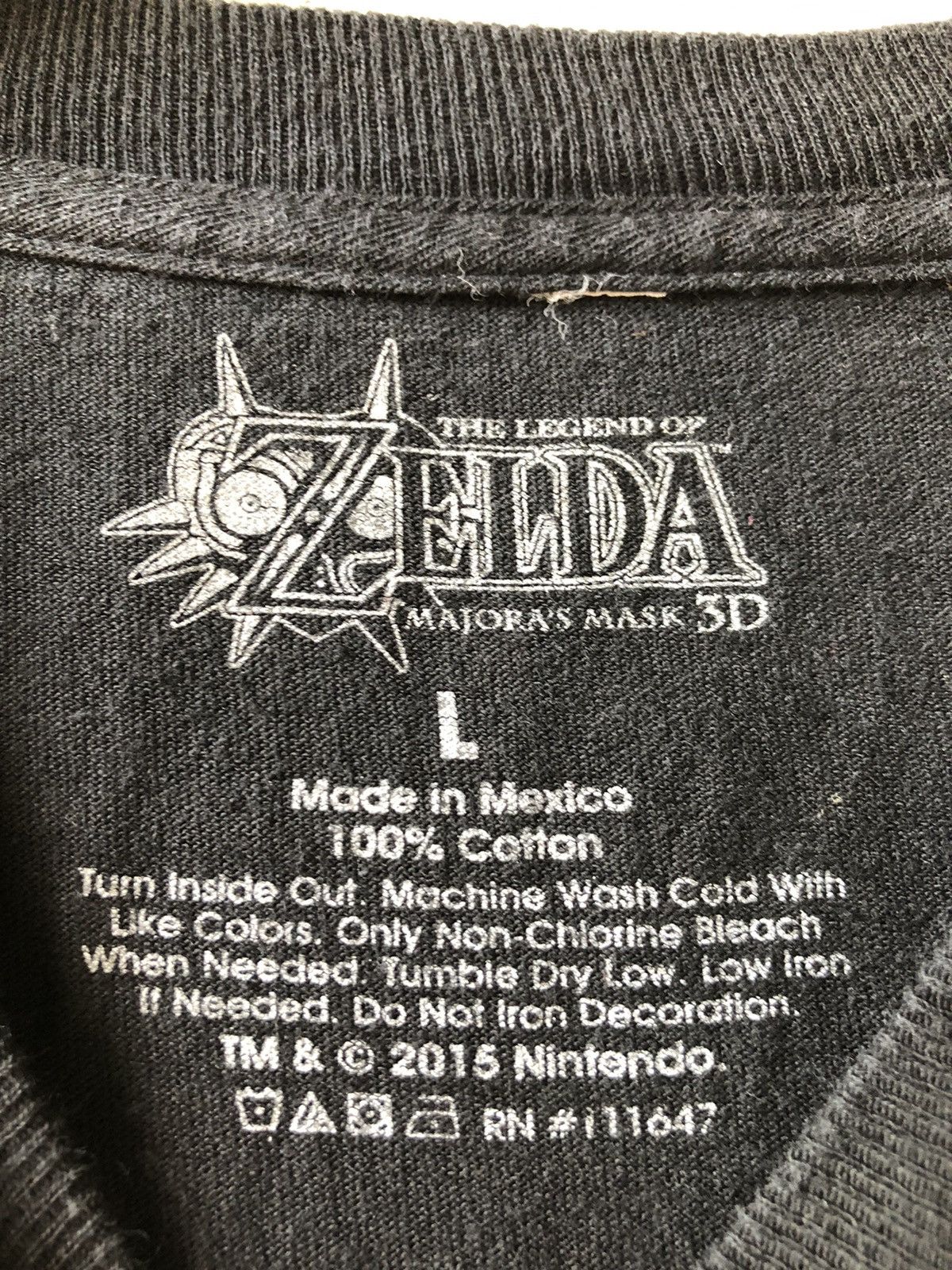 Anime Anime the legend of Zelda Majorca’s Mask 3D sun faded tshirt Size US L / EU 52-54 / 3 - 5 Thumbnail