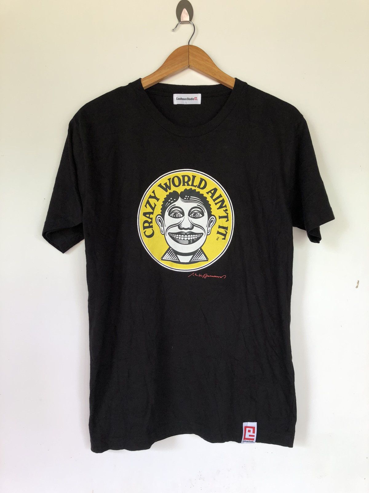 Johnson Motors Coolhous studios by John van hamersveld black shirt Size US L / EU 52-54 / 3 - 2 Thumbnail