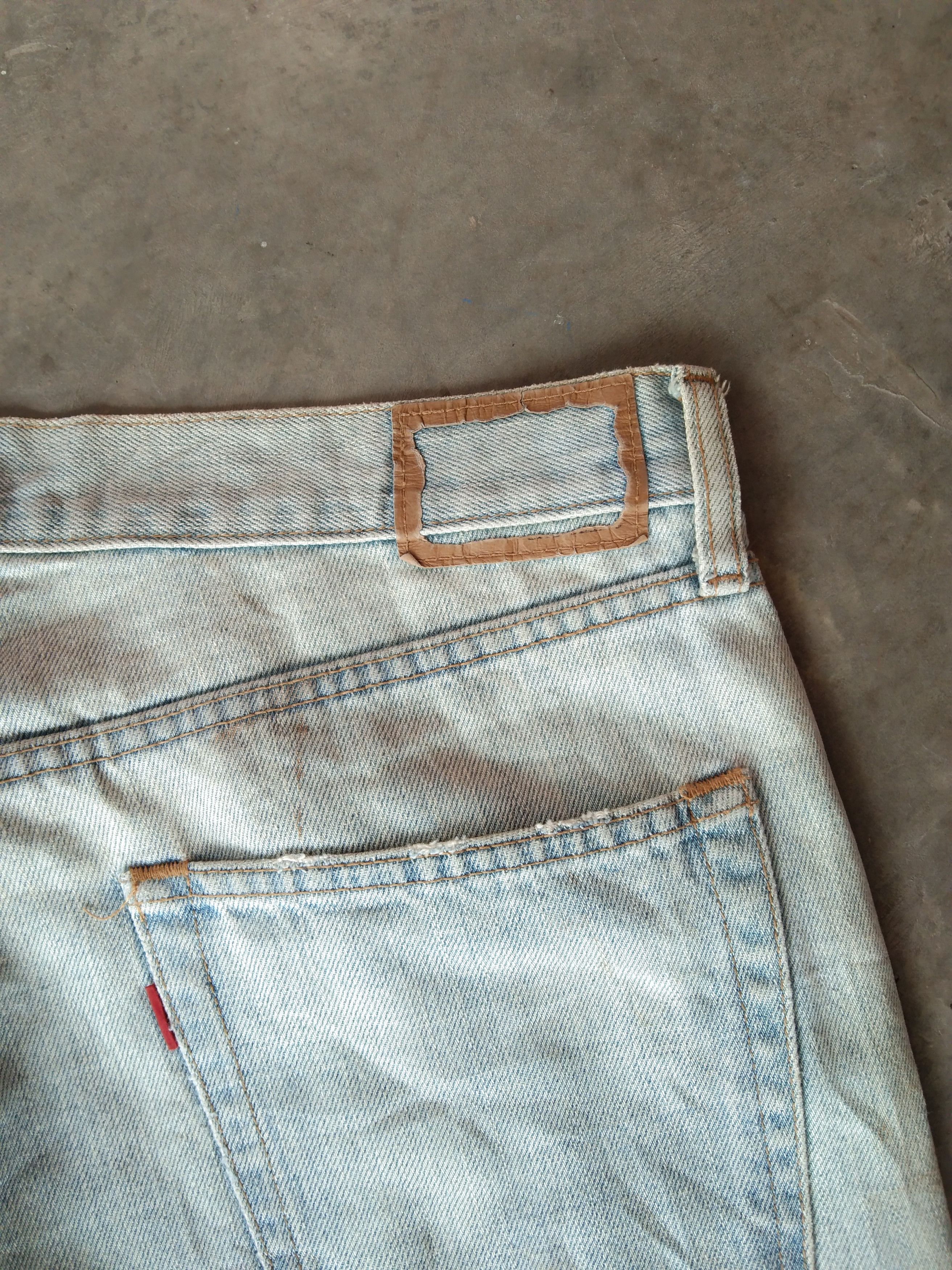 Japanese Brand 90s Vintage Bobson Limited Edition Distressed Jeans 36x33 Size US 36 / EU 52 - 4 Thumbnail