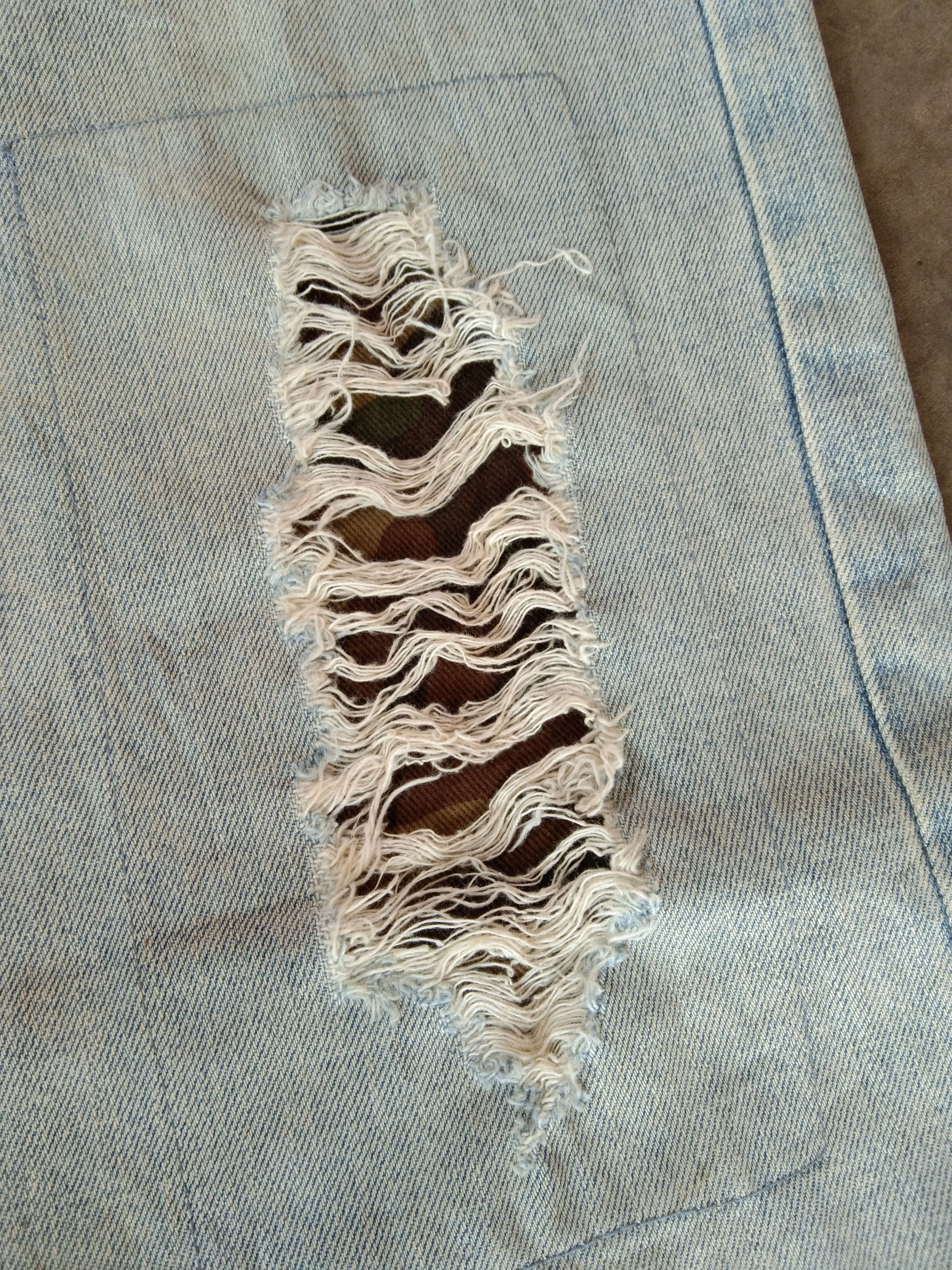 Japanese Brand 90s Vintage Bobson Limited Edition Distressed Jeans 36x33 Size US 36 / EU 52 - 6 Thumbnail